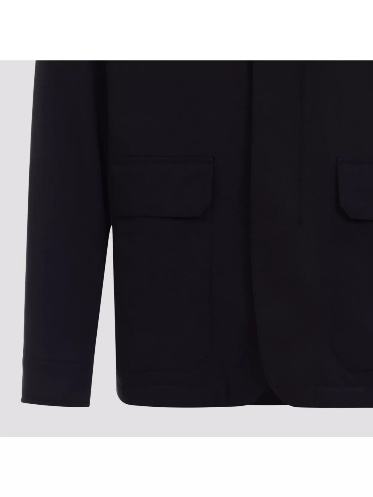 Shop Zegna Wool Jacket Zipped Pocket