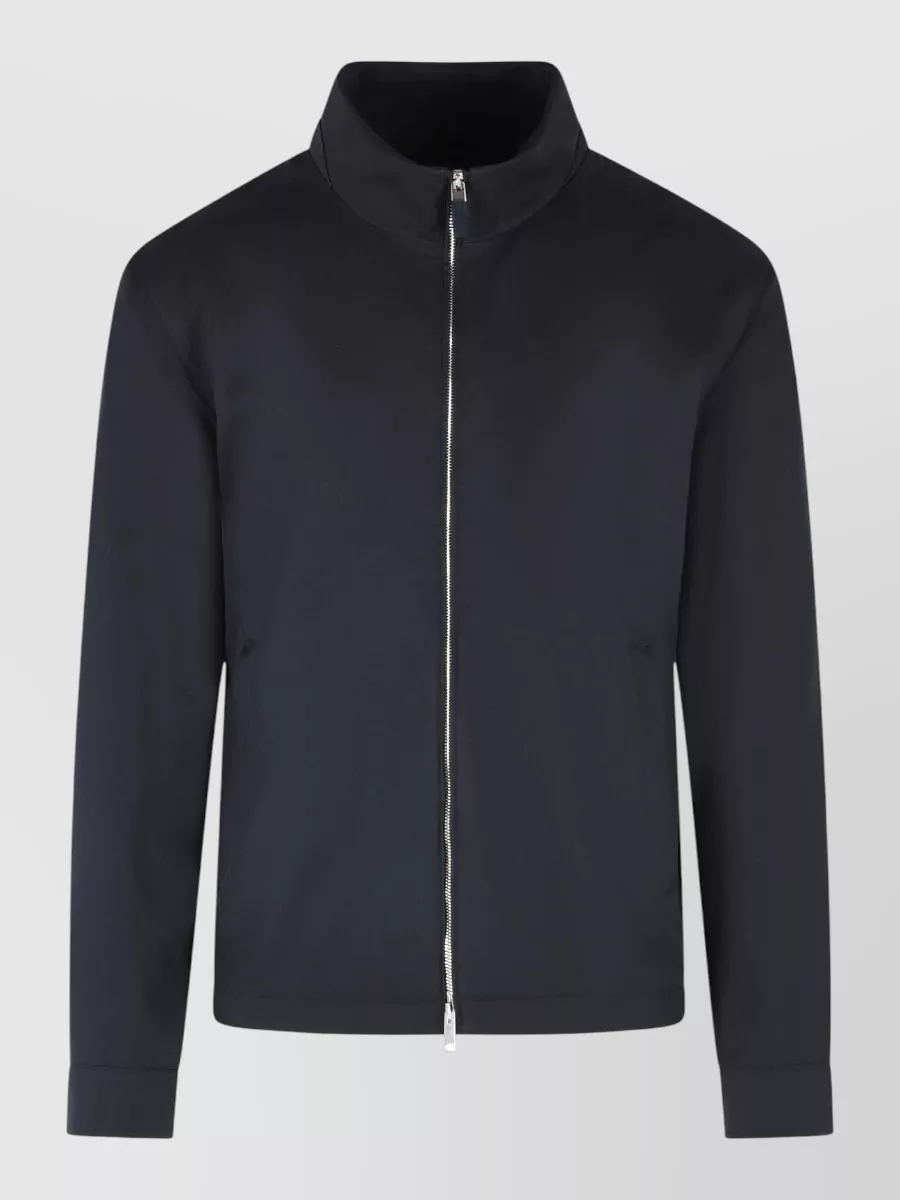 Zegna Polyester Single-Breasted Coat