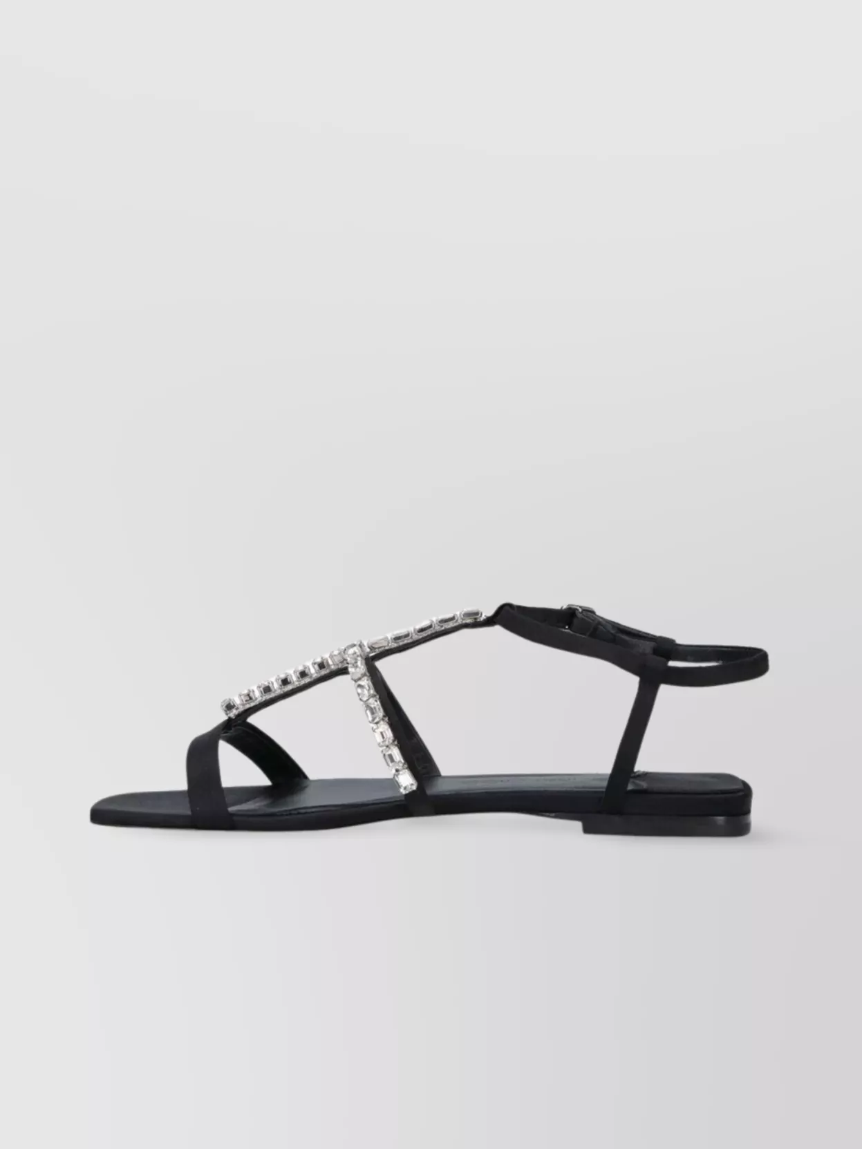 Jimmy Choo Embellished T-Bar Heel Strap Sandals