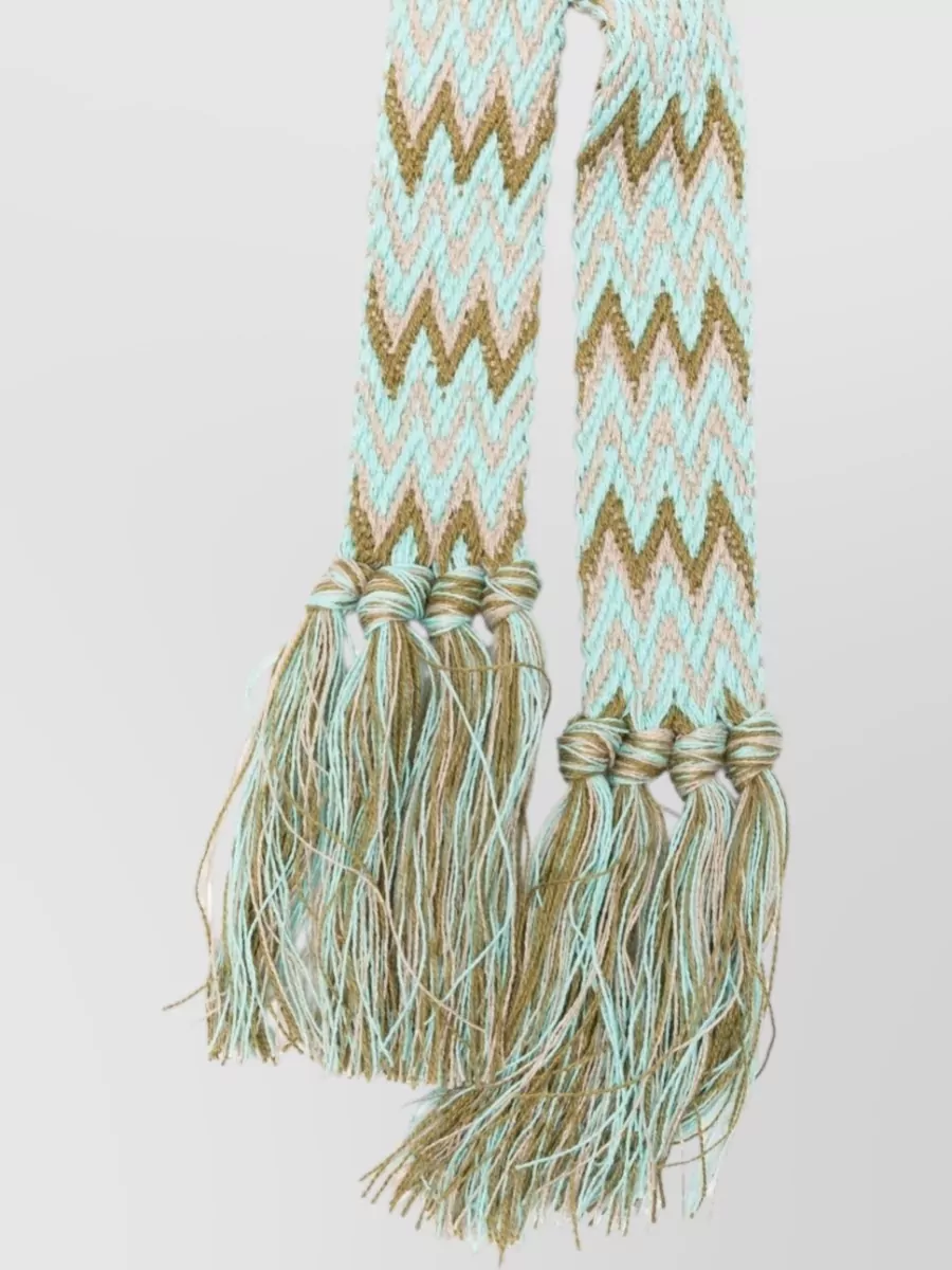 Pierre Louise Mascia Silk Printed Belt