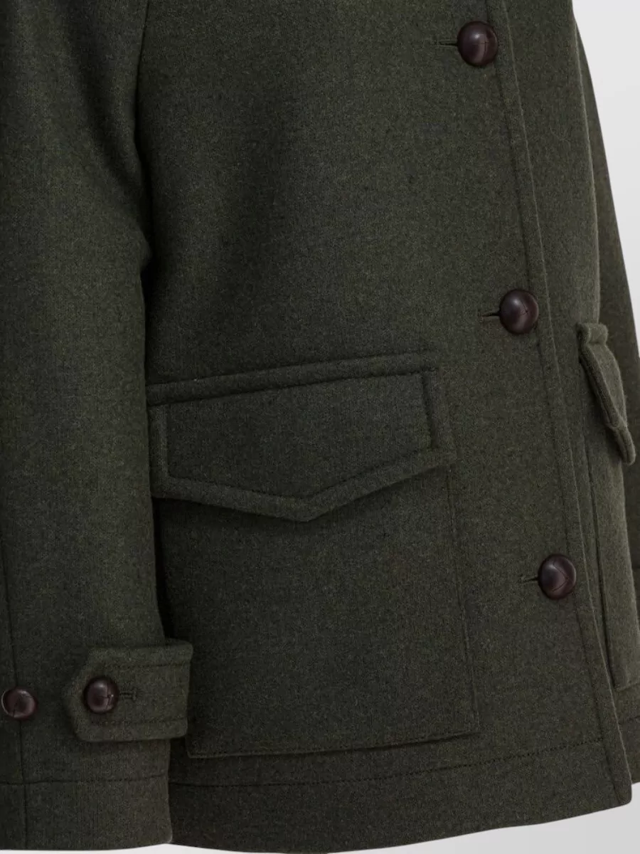 Circolo 1901 Wool Double-Breasted Coat