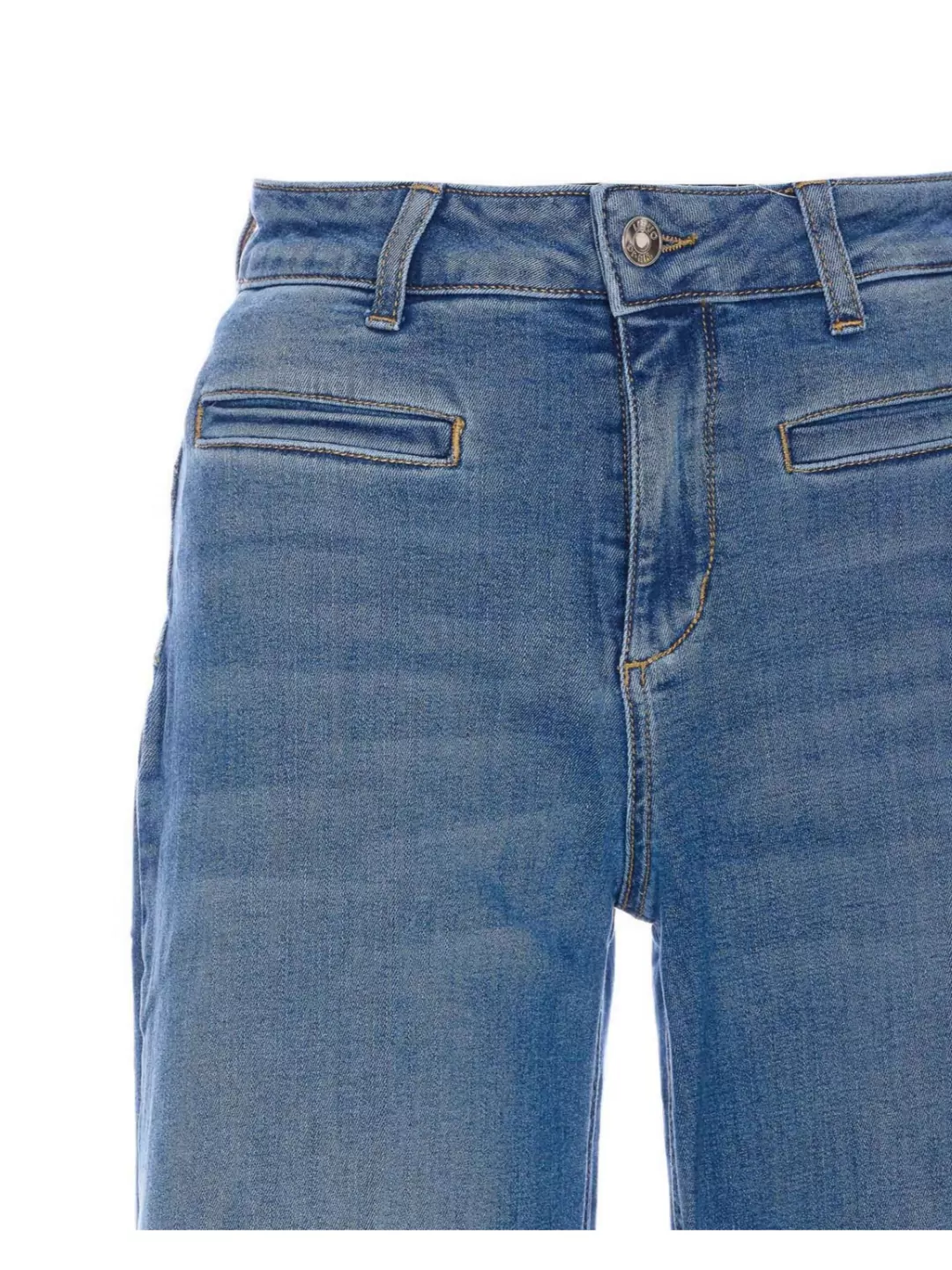 Liu Jo Flare Wide Leg Denim Trousers