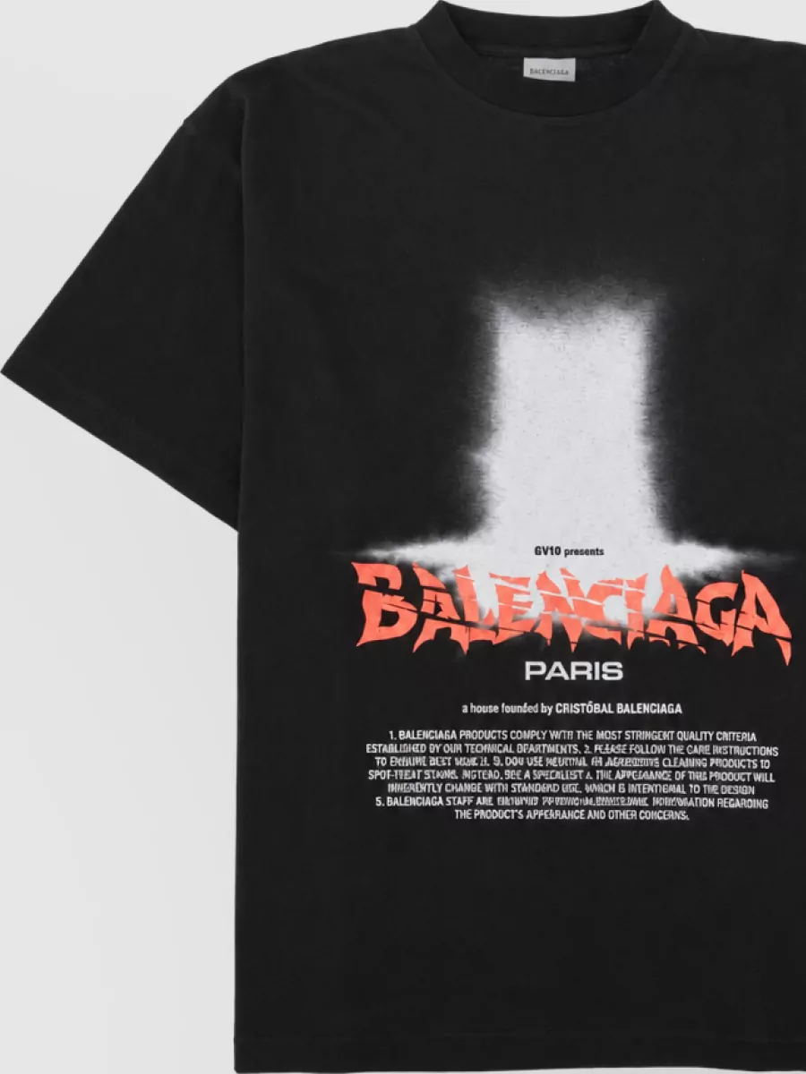 Balenciaga Logo Print T-Shirt
