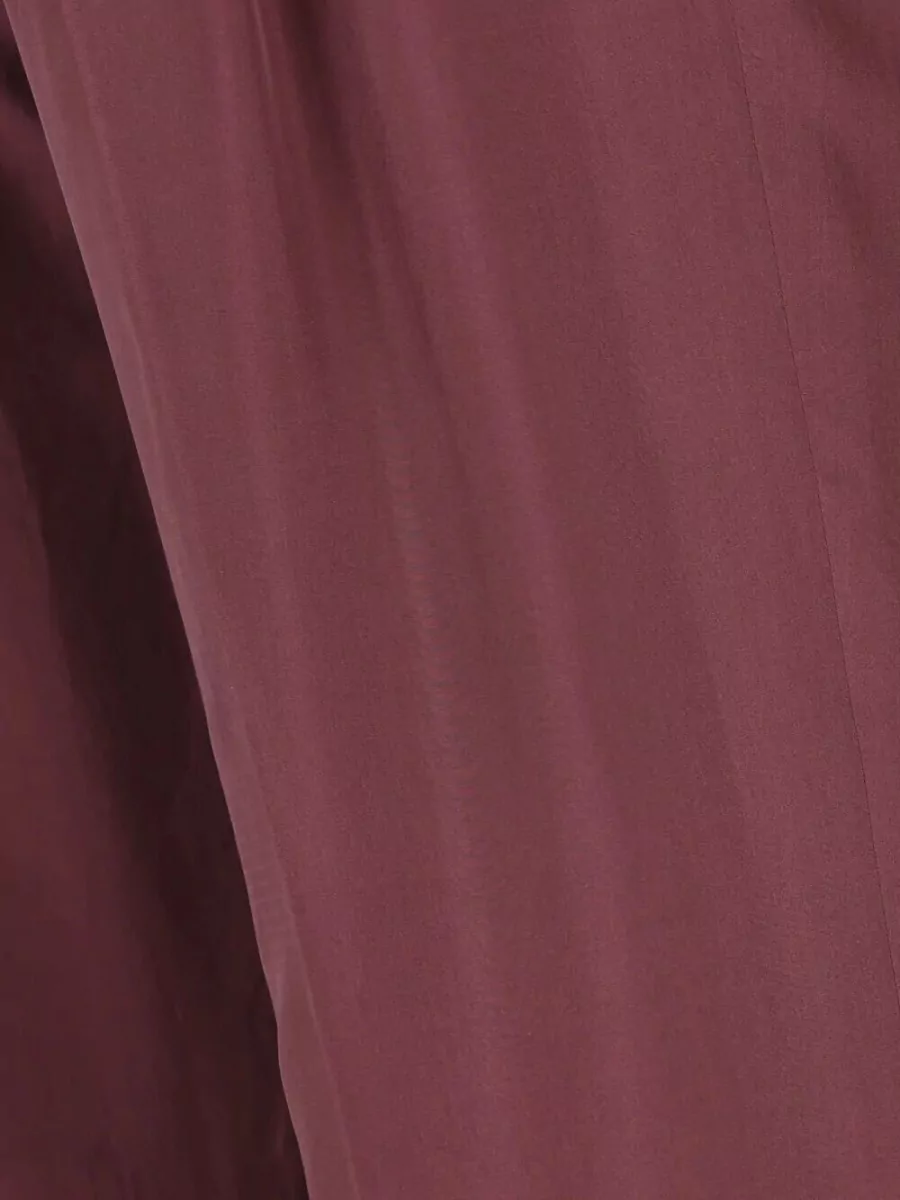 Saint Laurent Silk Mid-Rise Straight-Leg Tailored Trousers