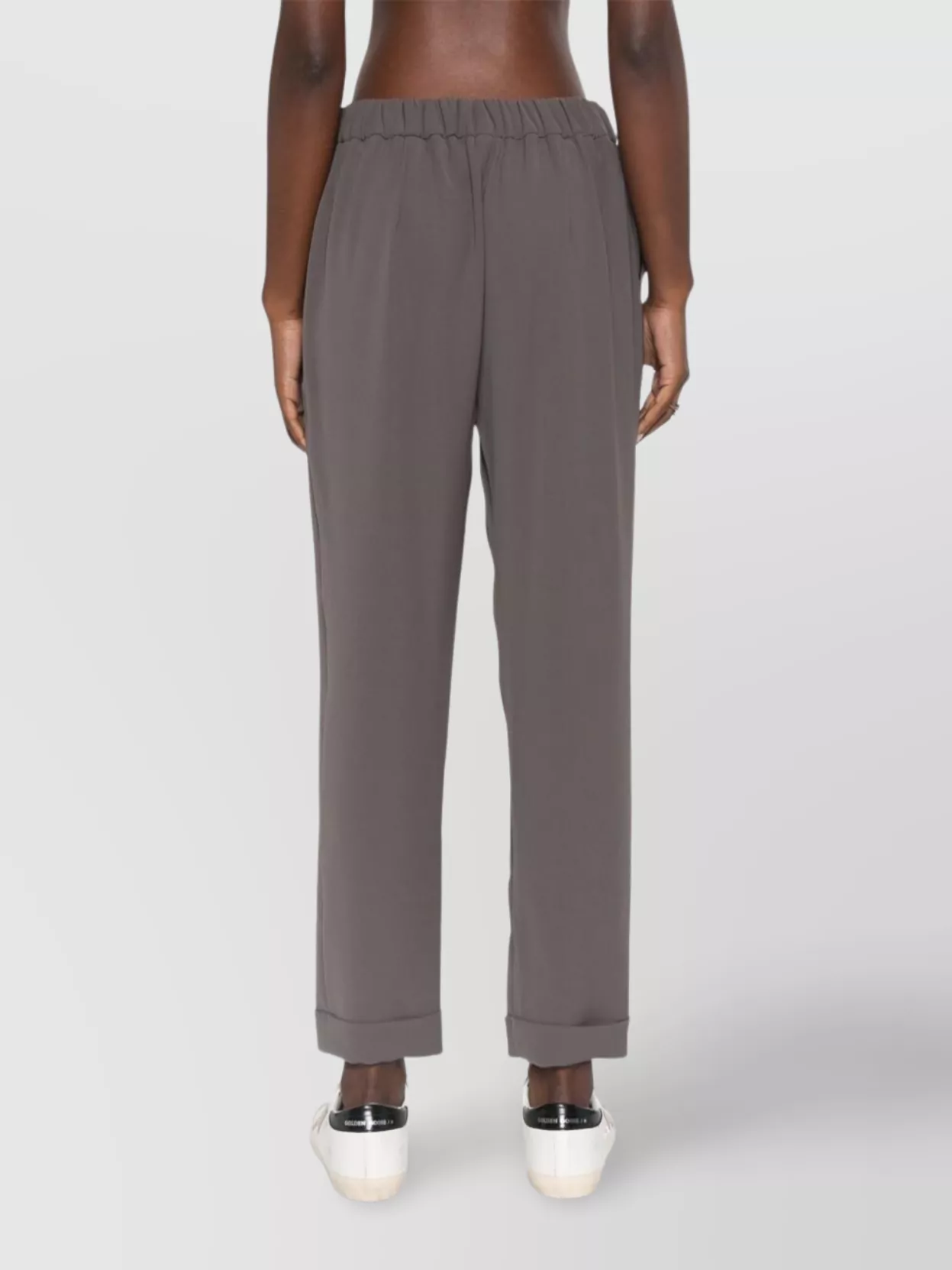 P.a.r.o.s.h Straight Trousers With Mid-rise And Tapered Leg