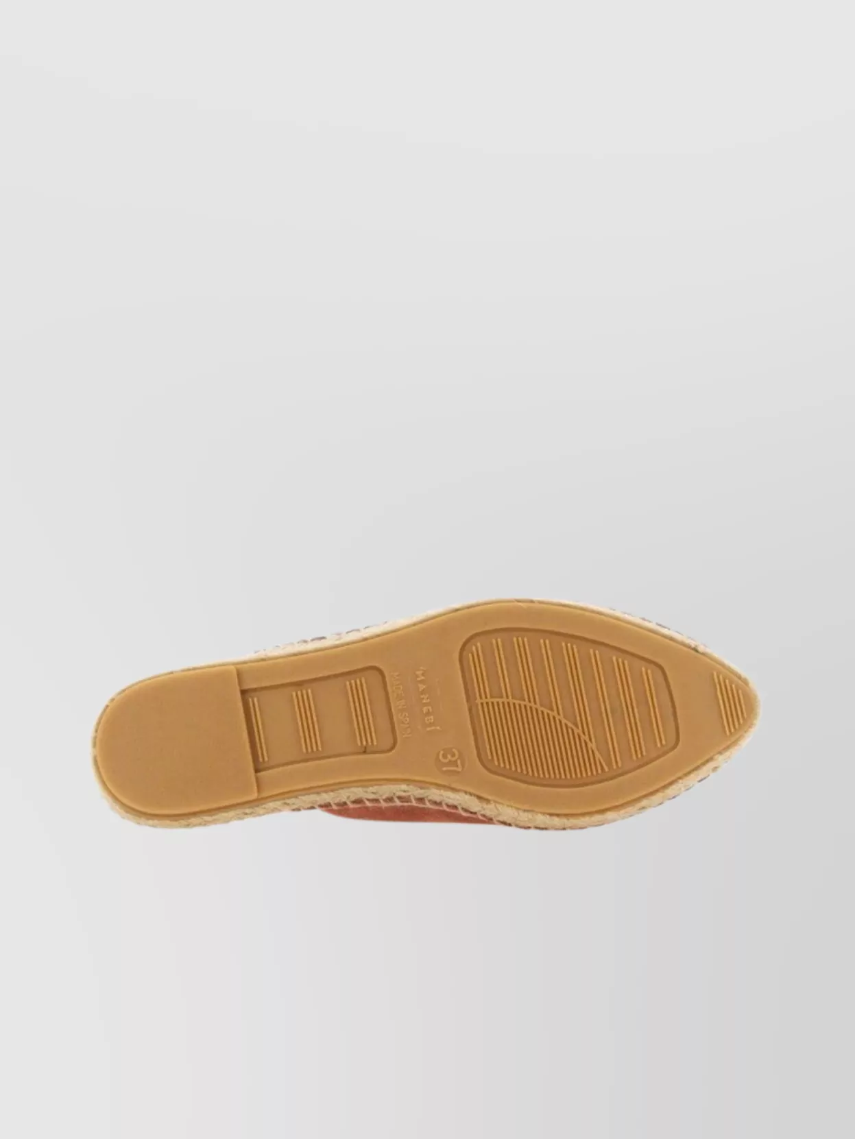 Manebi "Hamptons" Suede Round Toe Espadrille Mules