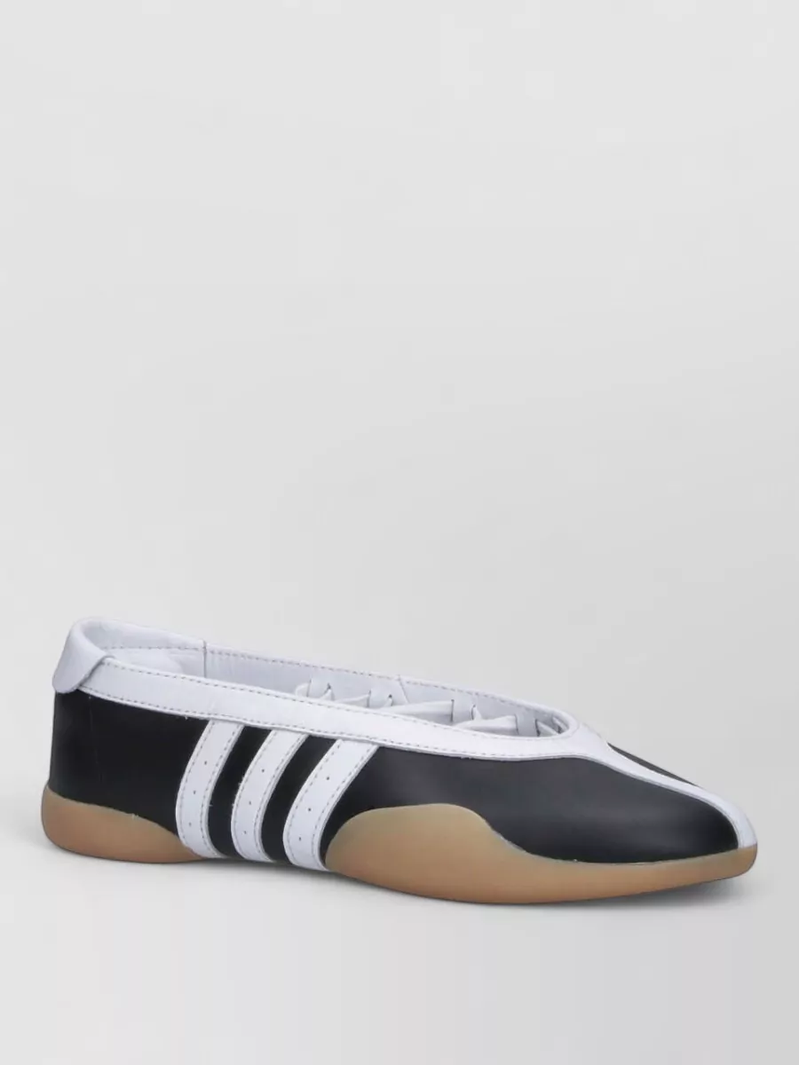 Adidas leather low top lace-up sneakers