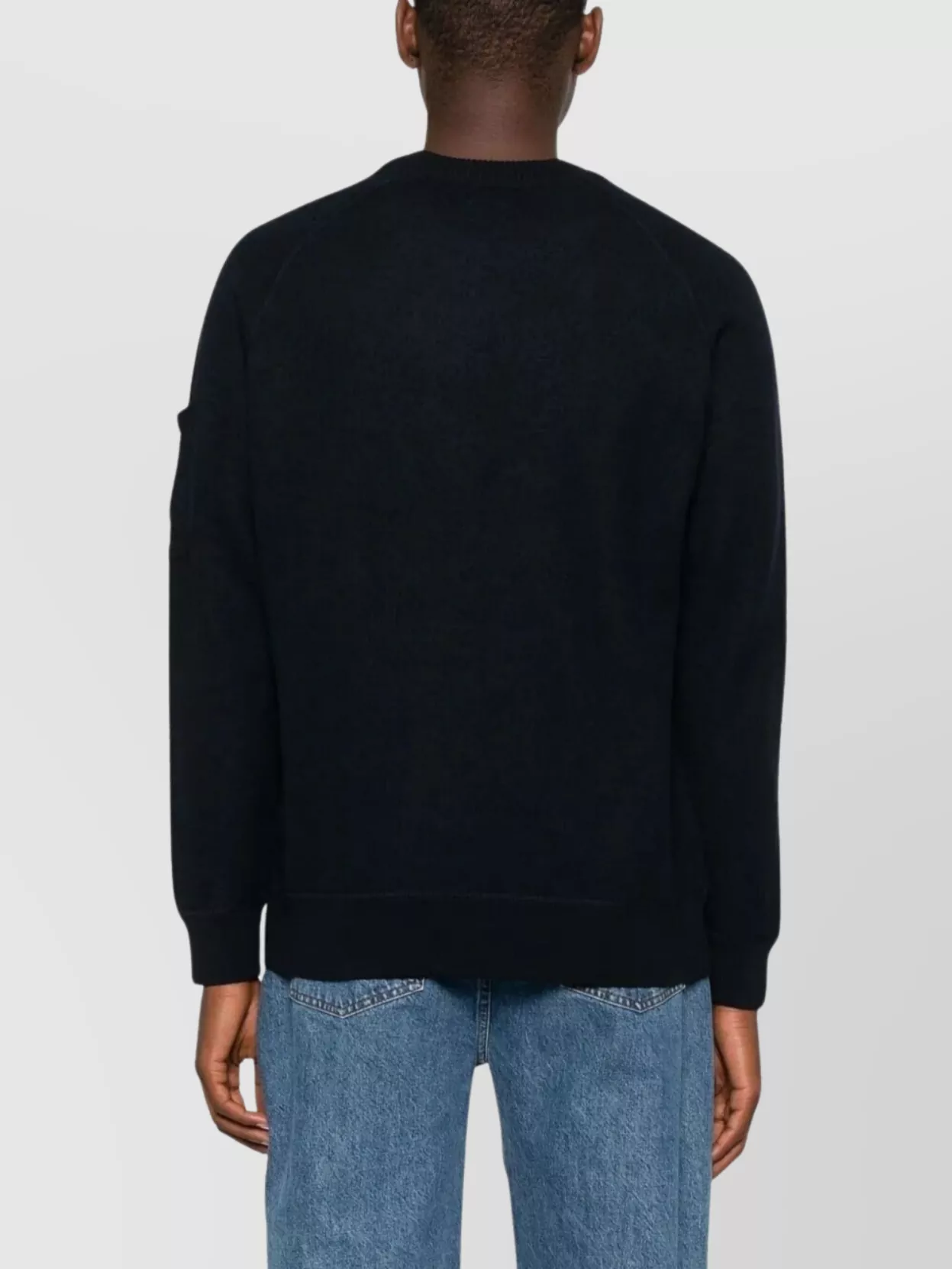 C.p. Company Merino Wool Crew Neck Knit Sweater