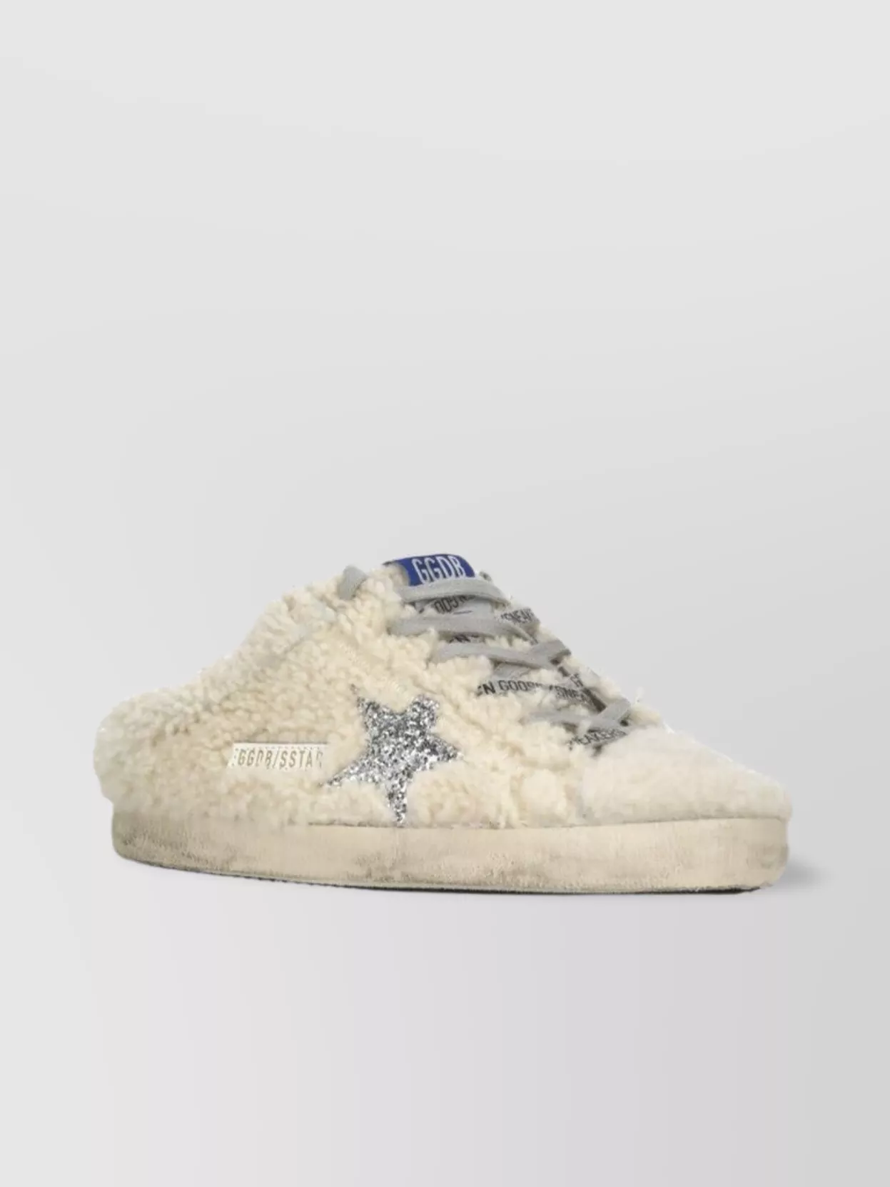 Golden Goose Super-star Sabot Shearling Sneakers In Brown