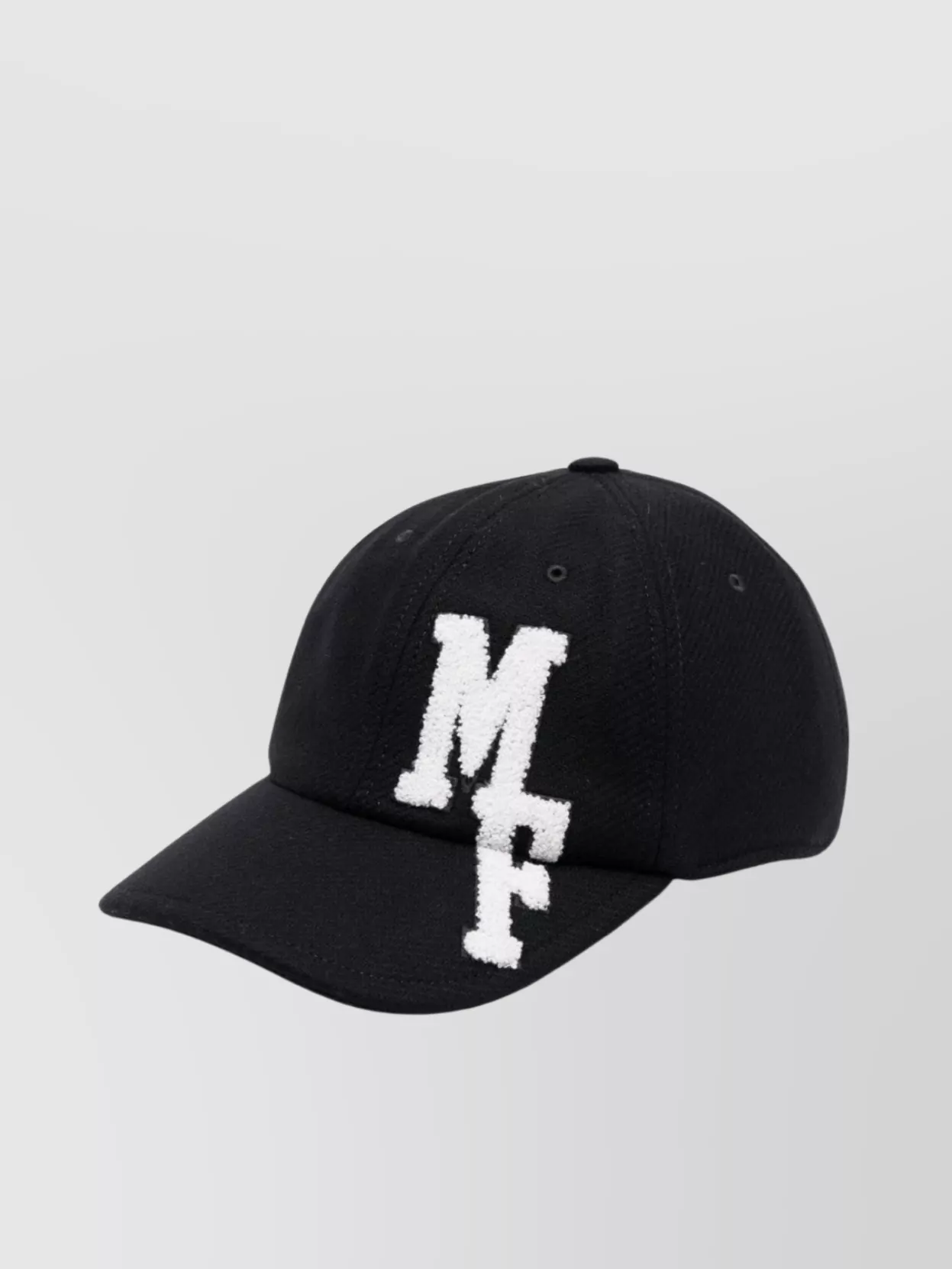 Shop Moncler Genius Cap With Adjustable Strap And Curved Brim In Black