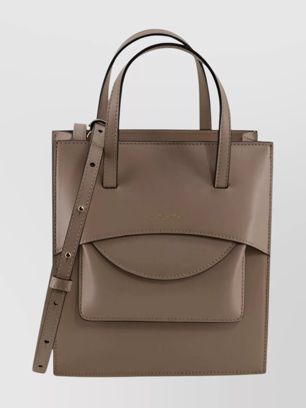 Hidesins Soft Calfskin Tote Bag With Flat Bottom