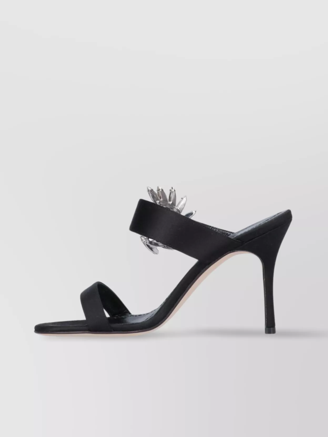Manolo Blahnik Heel Sandals With Embellished Open Toe