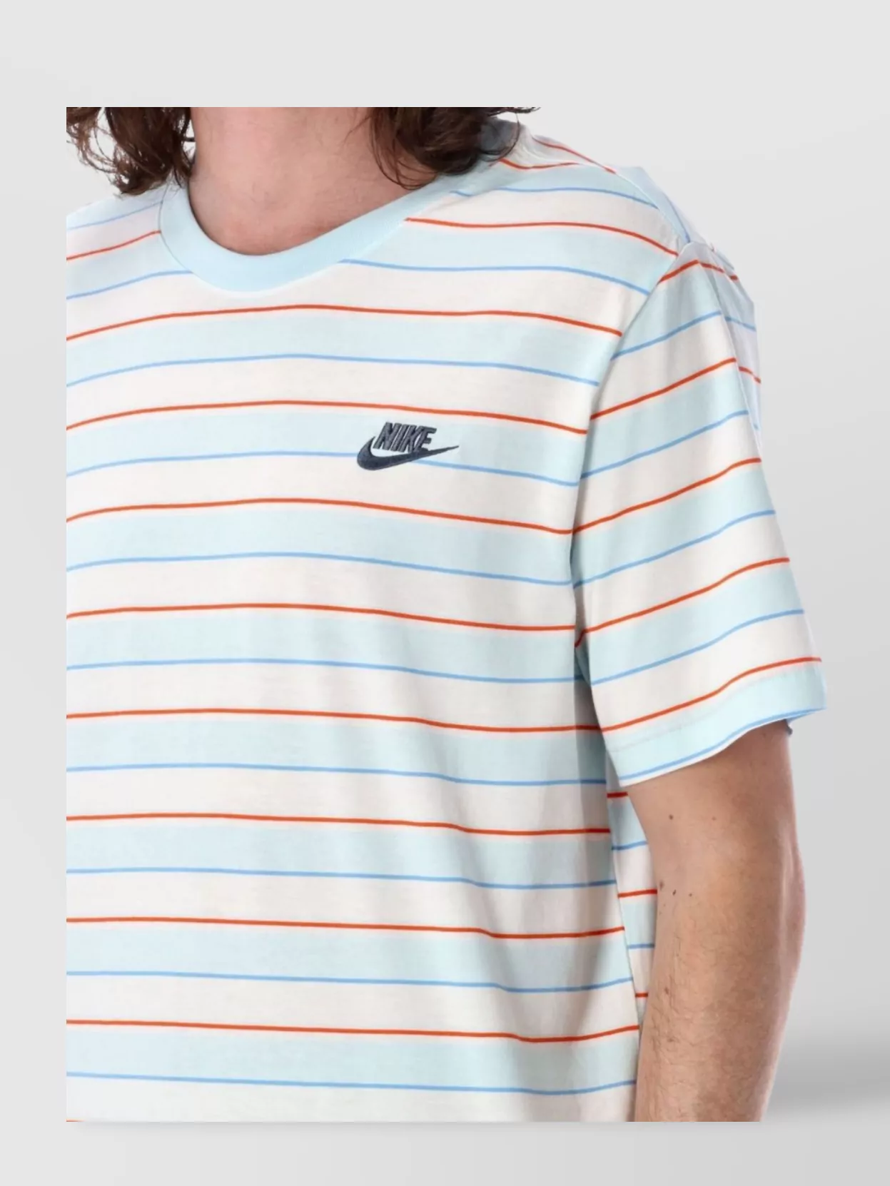Nike Striped Crew Neck T-Shirt