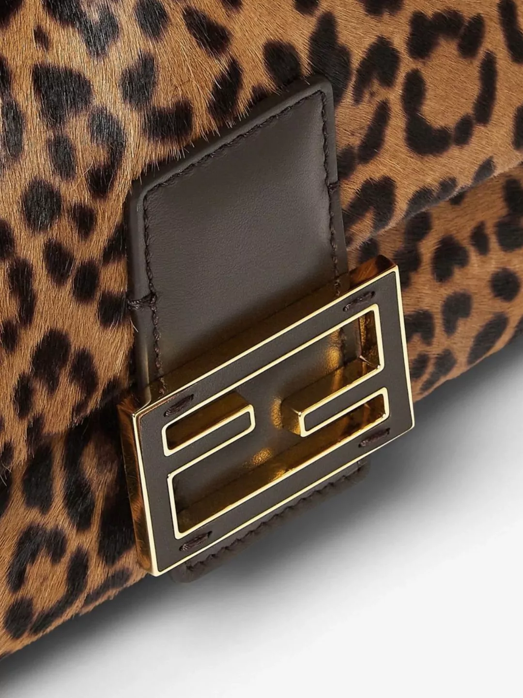 Fendi Baguette Shape Shoulder Bag With Detachable Strap
