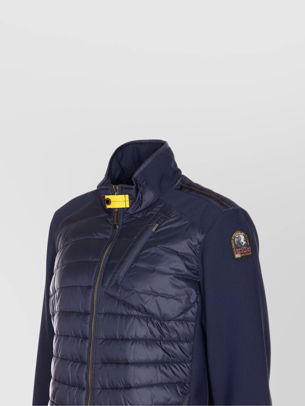 Parajumpers High Neck Quilted Jacket Logo
