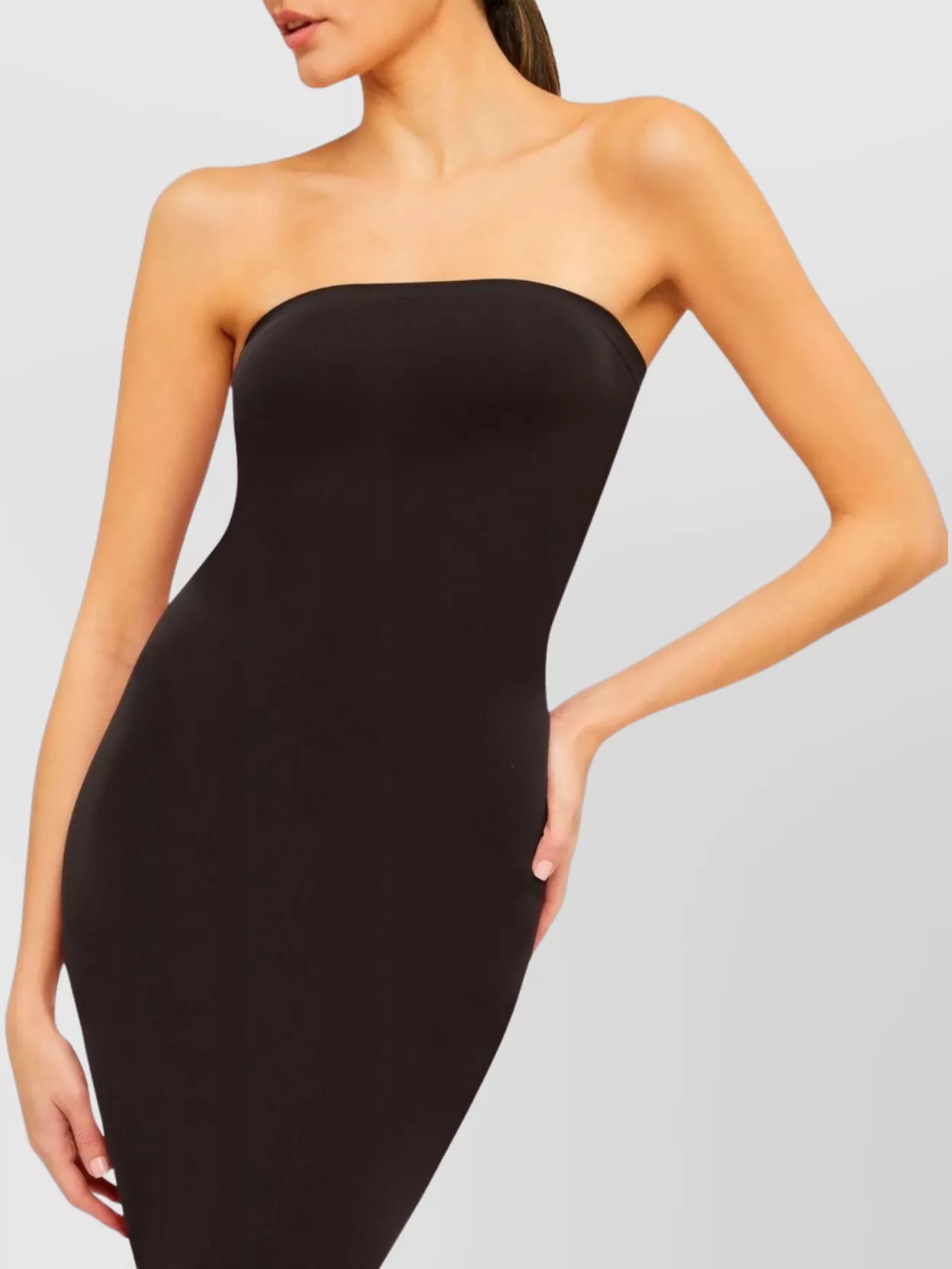 Wolford Strapless Midi Dress Fitted Silhouette