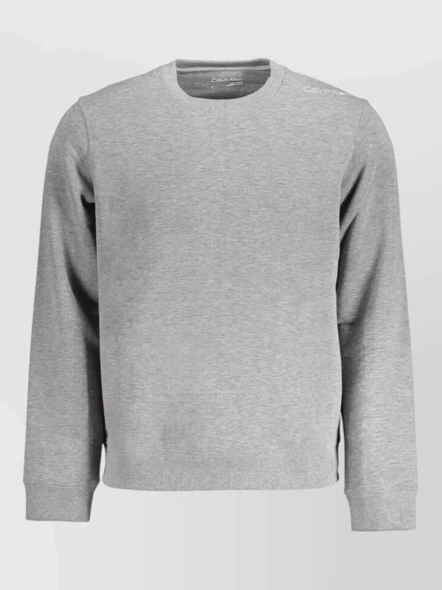 Calvin Klein polyester crew-neck long-sleeve sweater