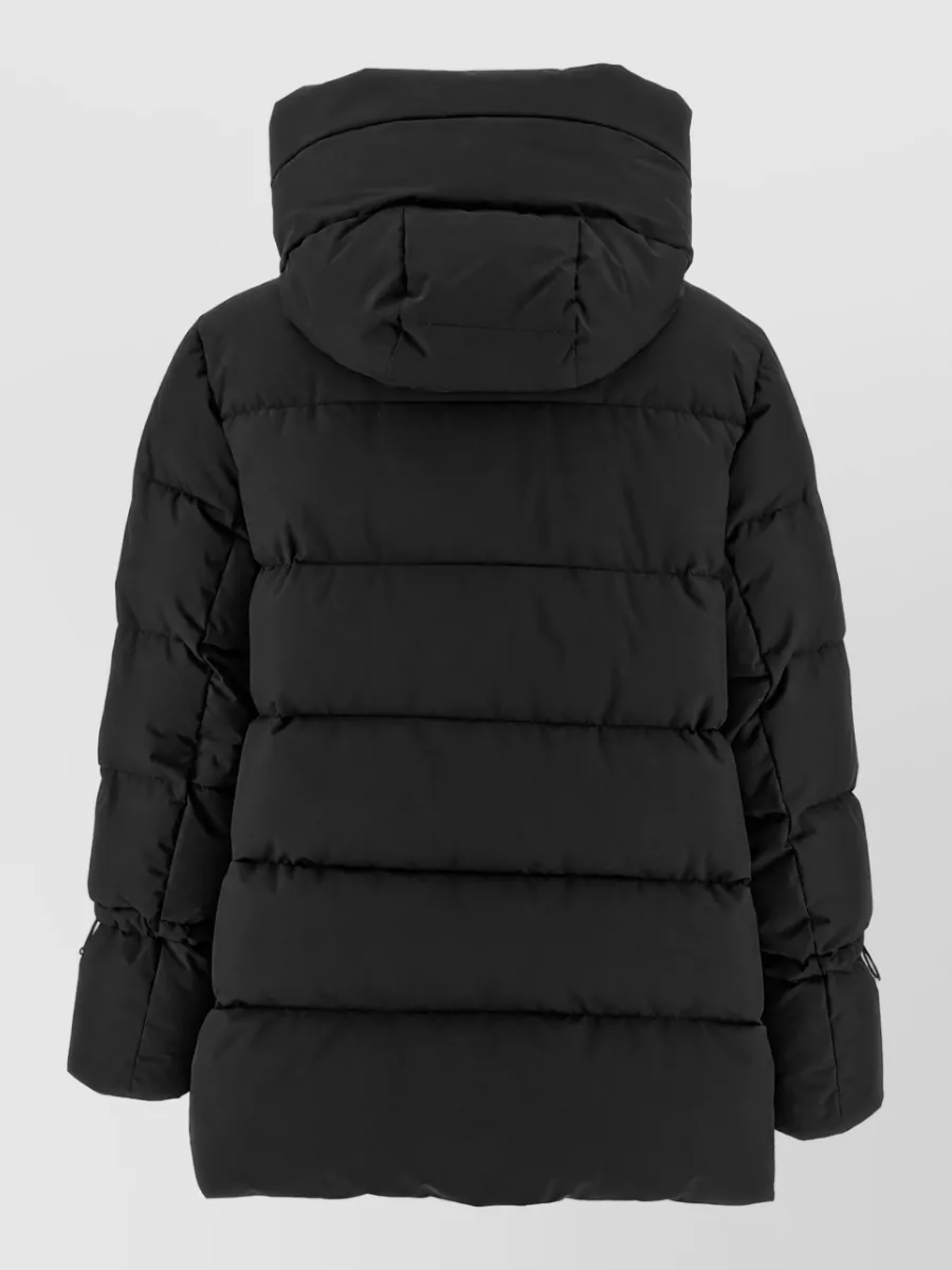 Moorer Down Hooded Quilted Puffer Jacket
