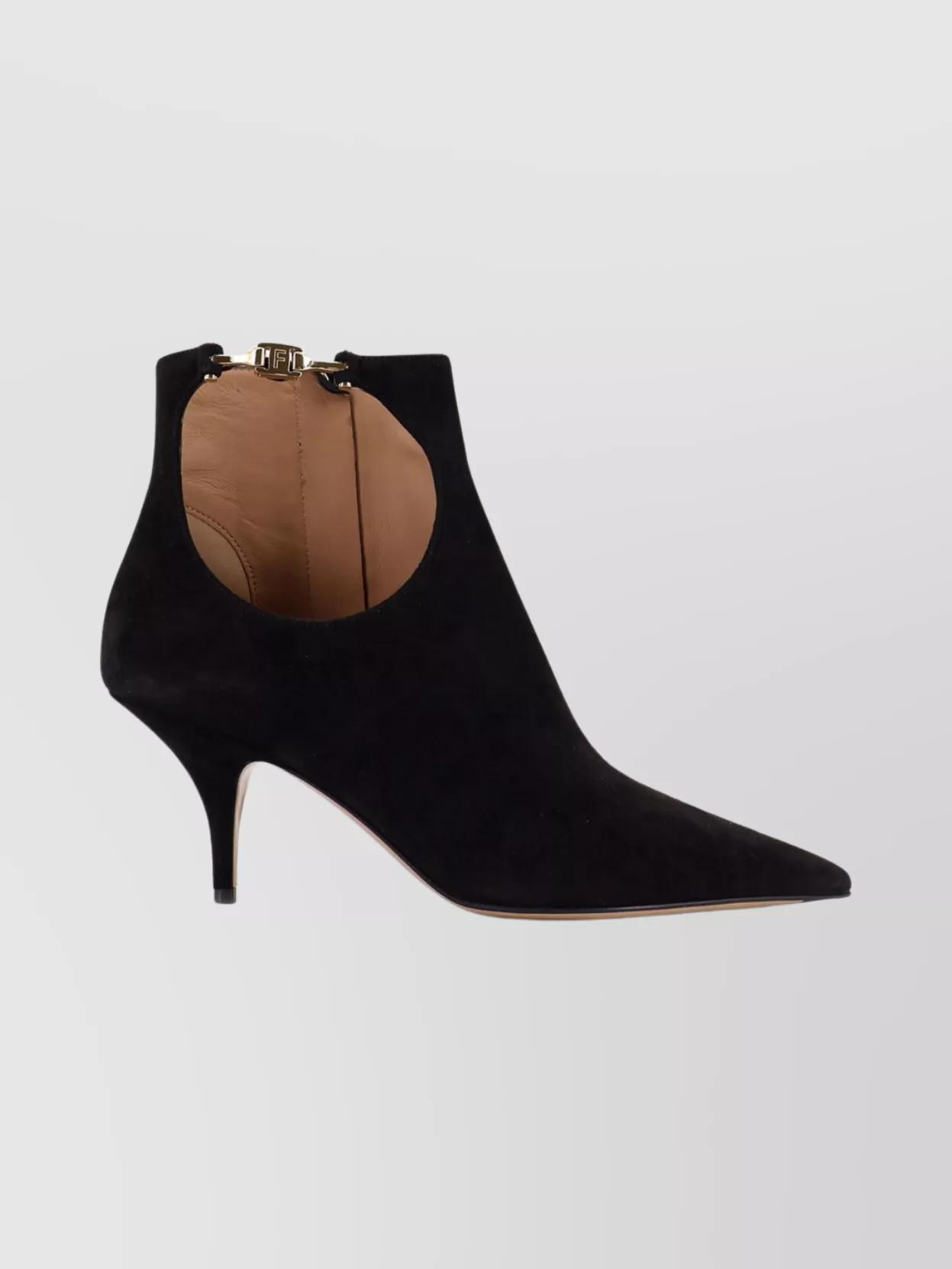 Ferragamo Suede Ankle Boots Stiletto Heel