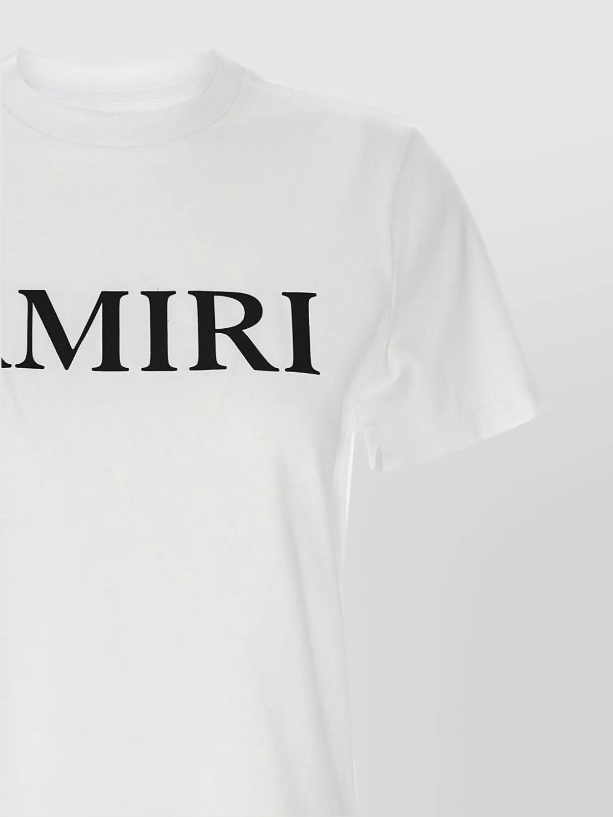 Amiri Logo Crew Neck T-Shirt With Short Sleeves