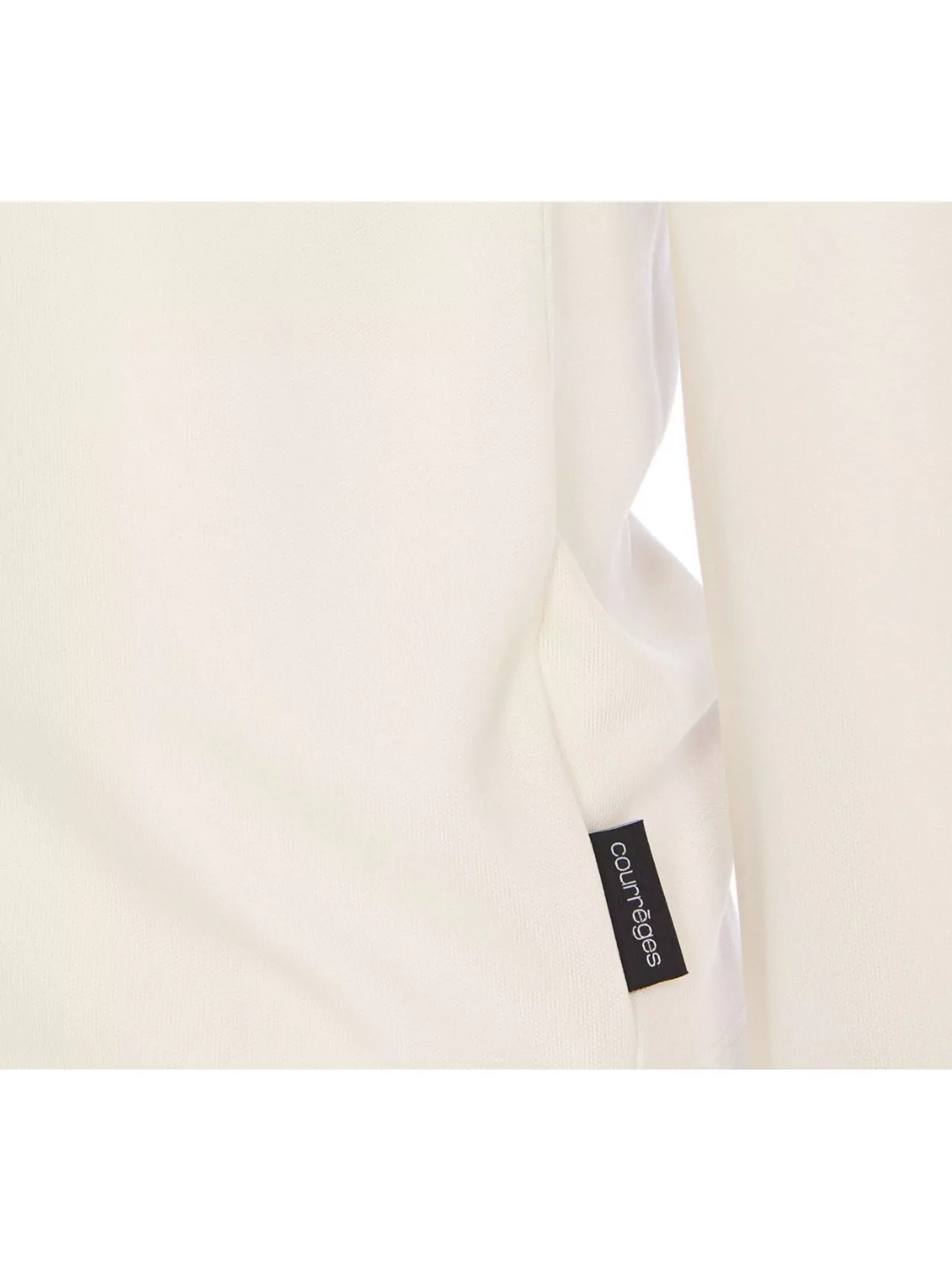 Shop Courrèges High Neck Scuba Tracksuit Sweatshirt Jacket