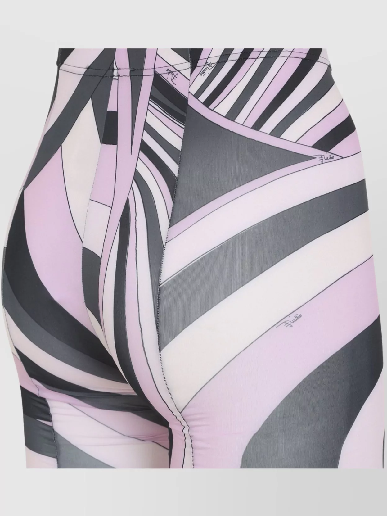 Pucci Abstract Print High Waist Trousers