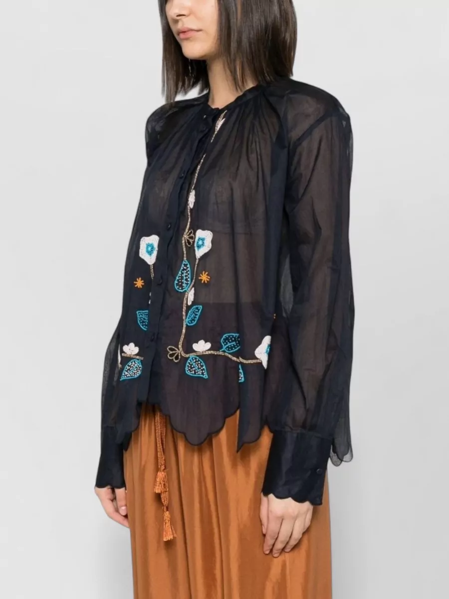 Forte Forte Embroidered Cotton Shirt