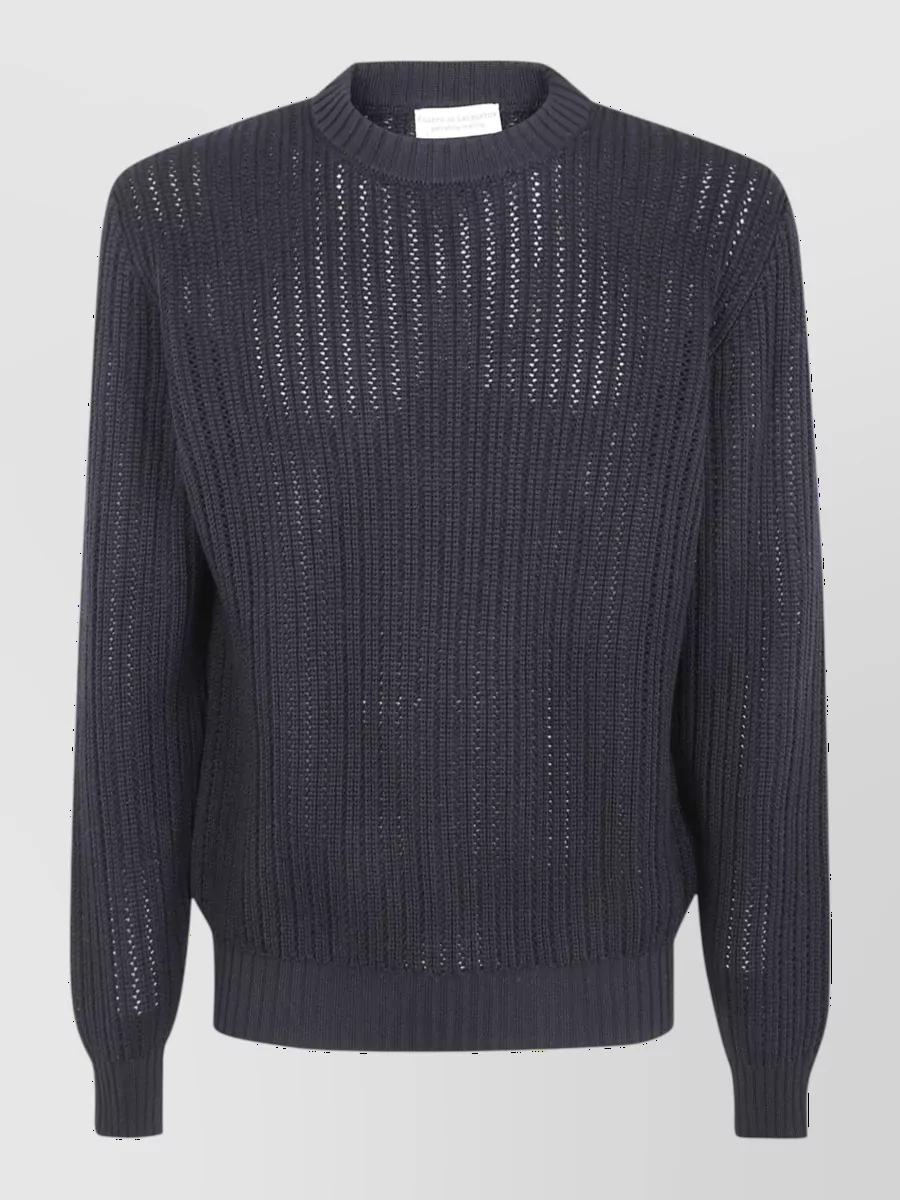 Filippo De Laurentis virgin wool crew neck jumper