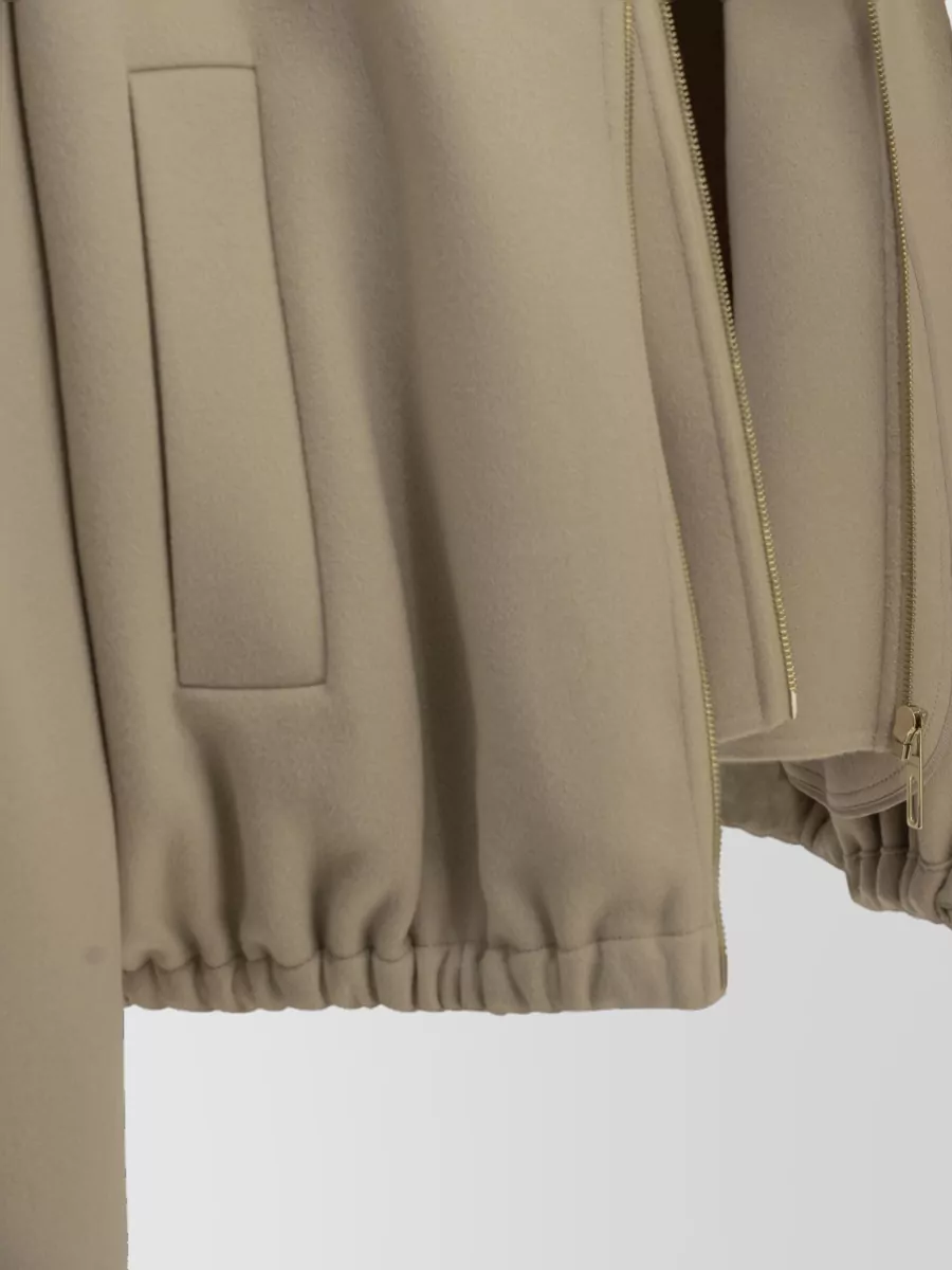 Sportmax Virgin Wool Oversized Bomber Jacket