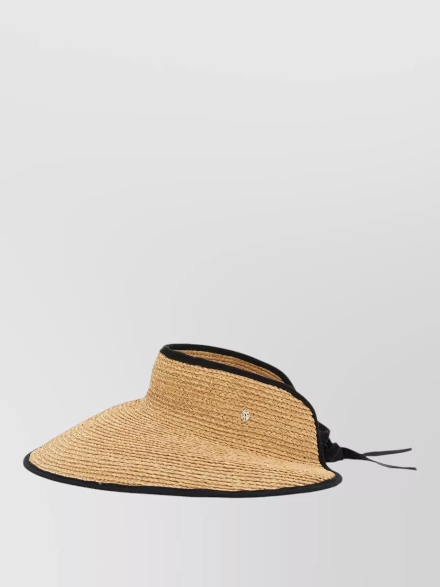 Helen Kaminski Wide Brim Straw Hat Adjustable Tie