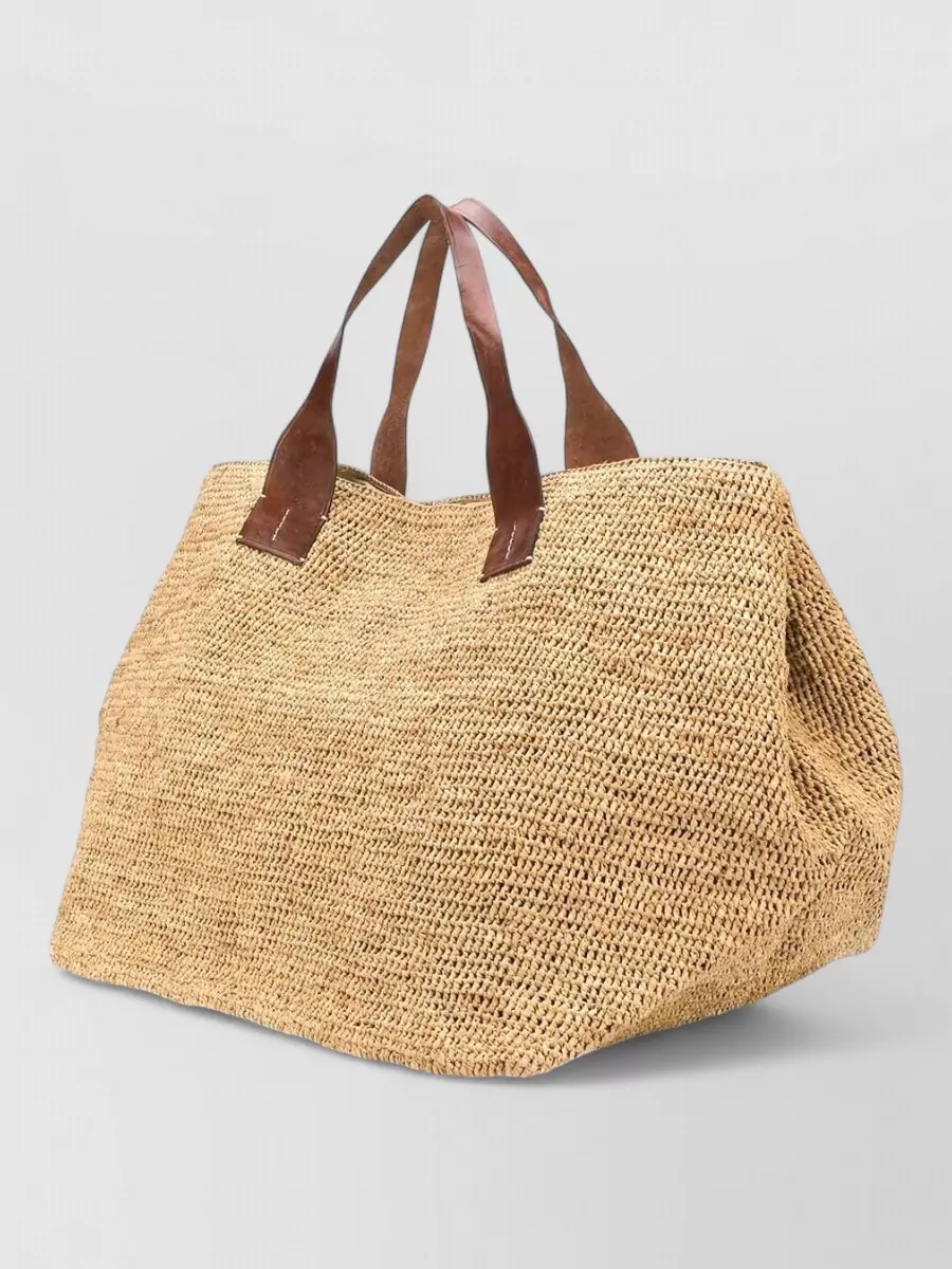 Ibeliv Raffia Beach Bag
