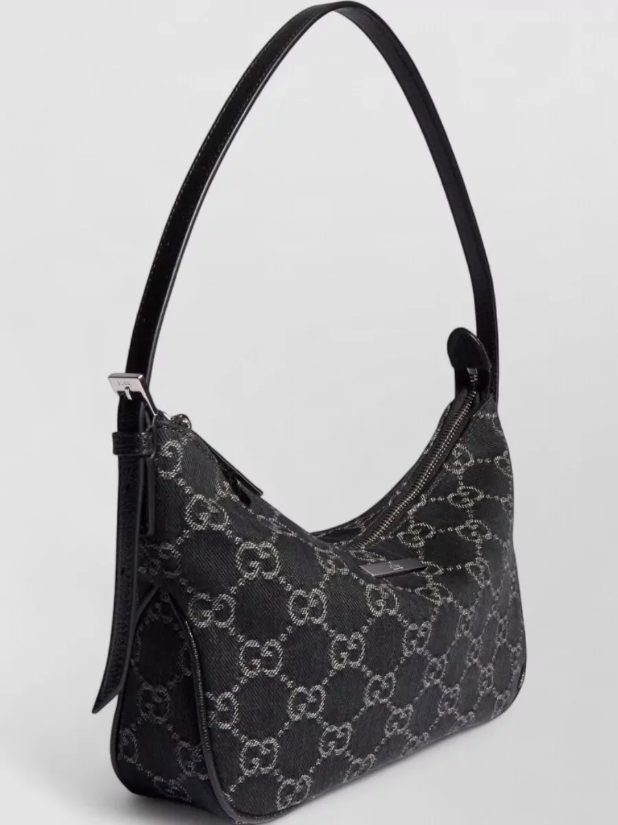 Gucci Na Small Denim Clutch Bag