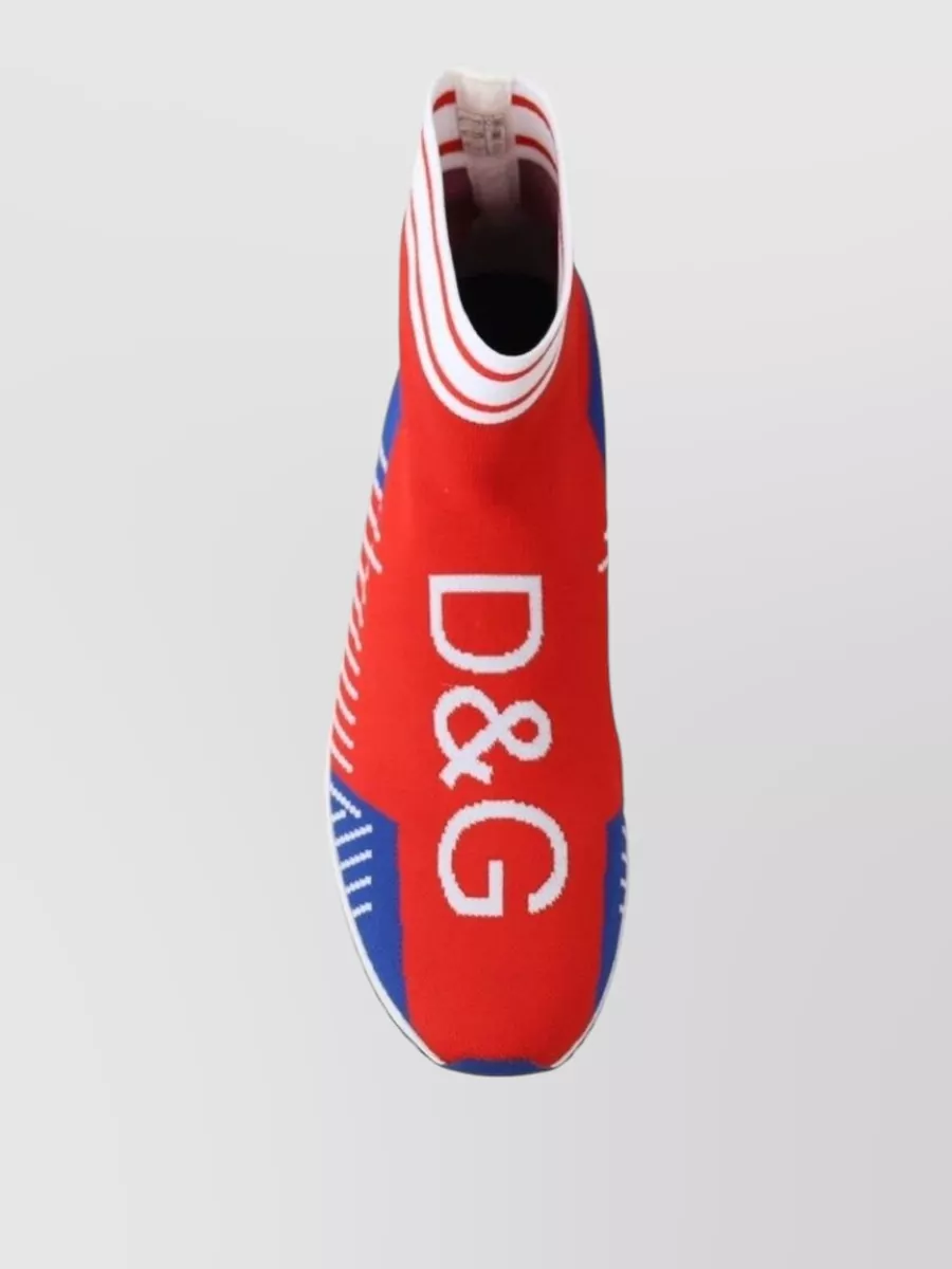 Dolce&Gabbana Logo Knit Sock Sneakers