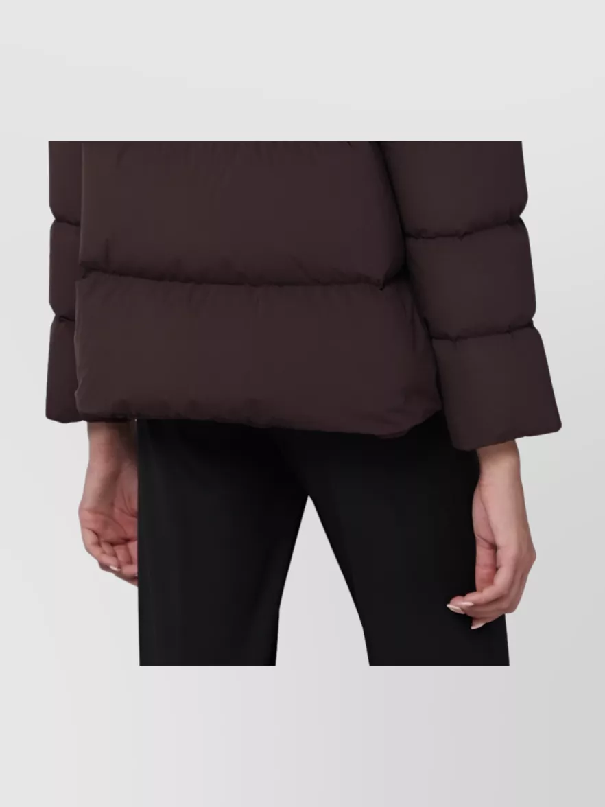 Herno Belted Puffer Jacket High Collar