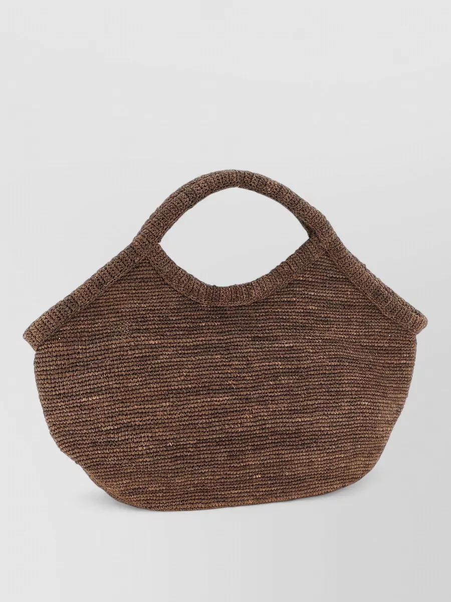 Ibeliv Raffia Basket Beach Bag