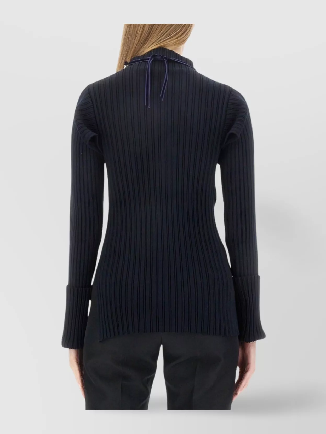 Philosophy Slim Fit Ribbed Stretch Knit