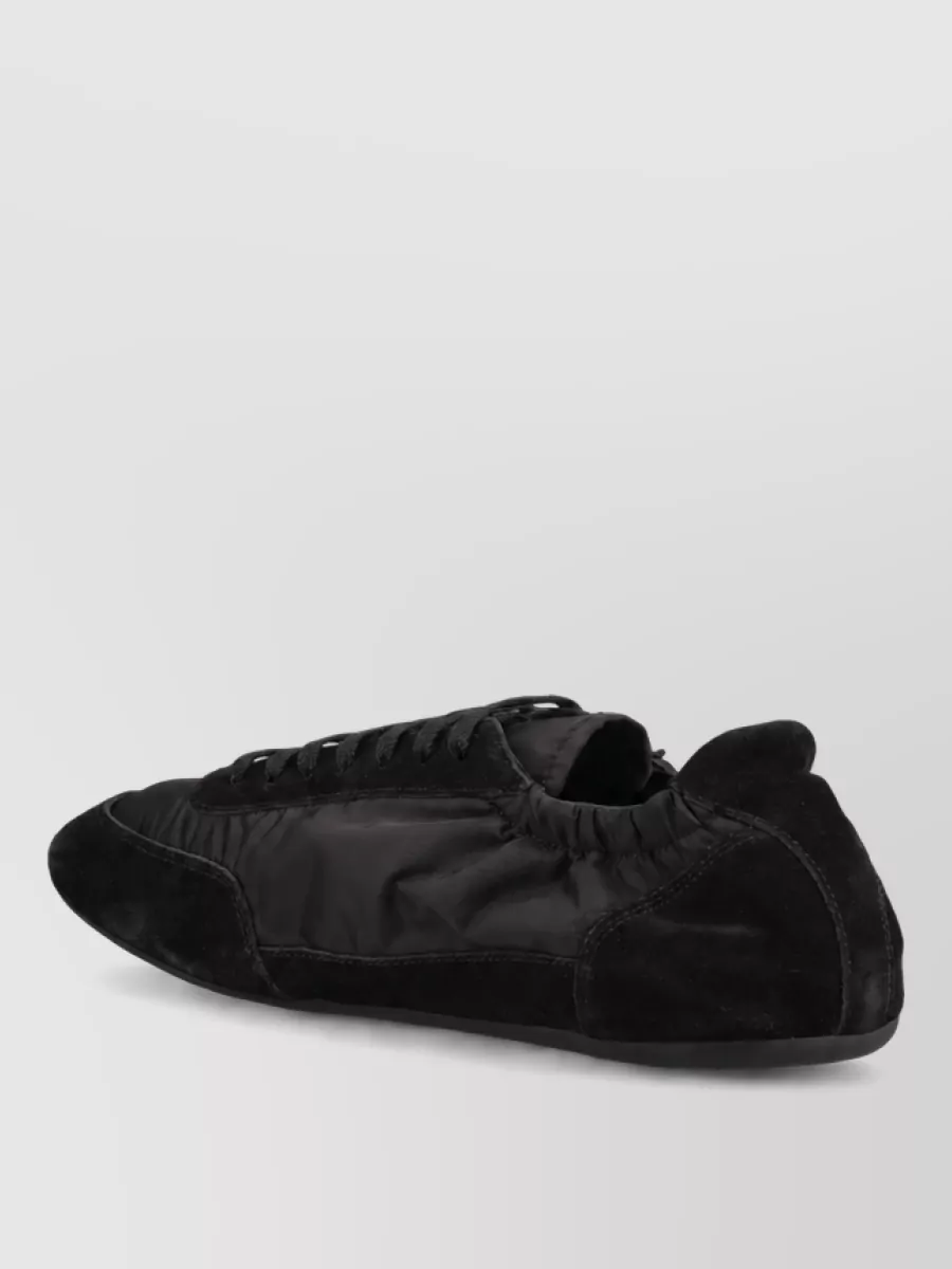 Prada low top lace-up sneakers