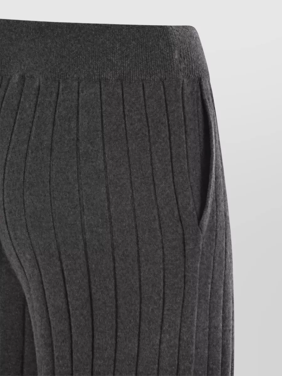Brunello Cucinelli Cashmere Wide-Leg Trousers