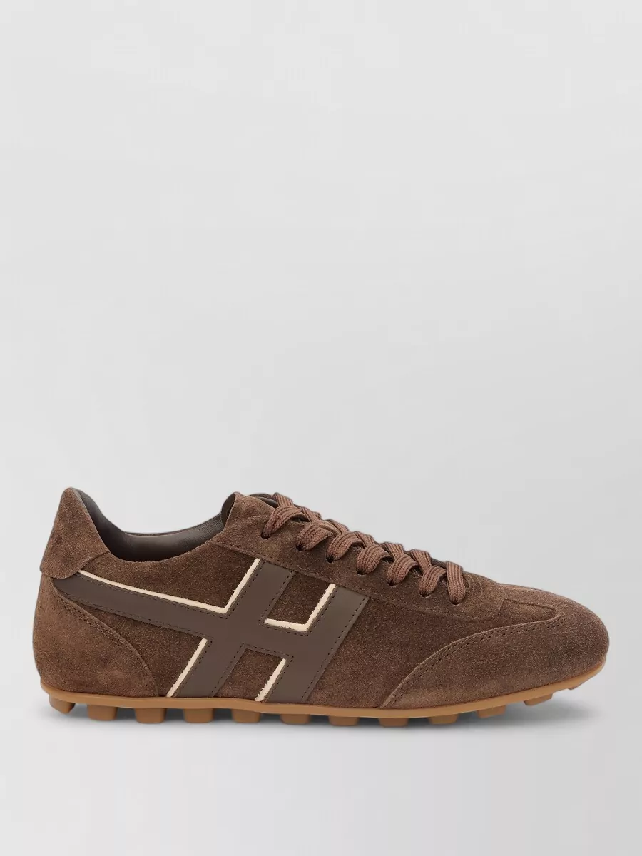 Hogan Suede Lace-Up Sneakers