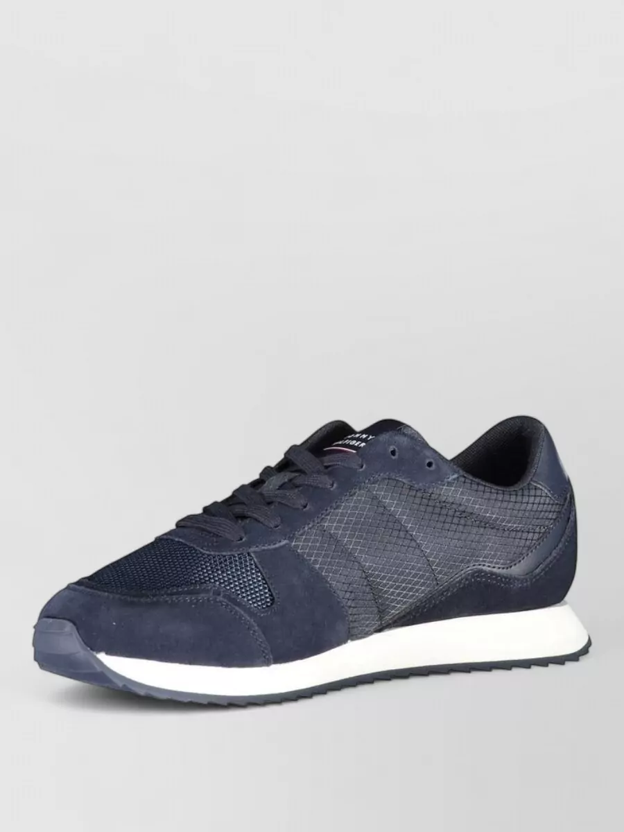 Tommy Hilfiger Leather And Polyester Sneakers