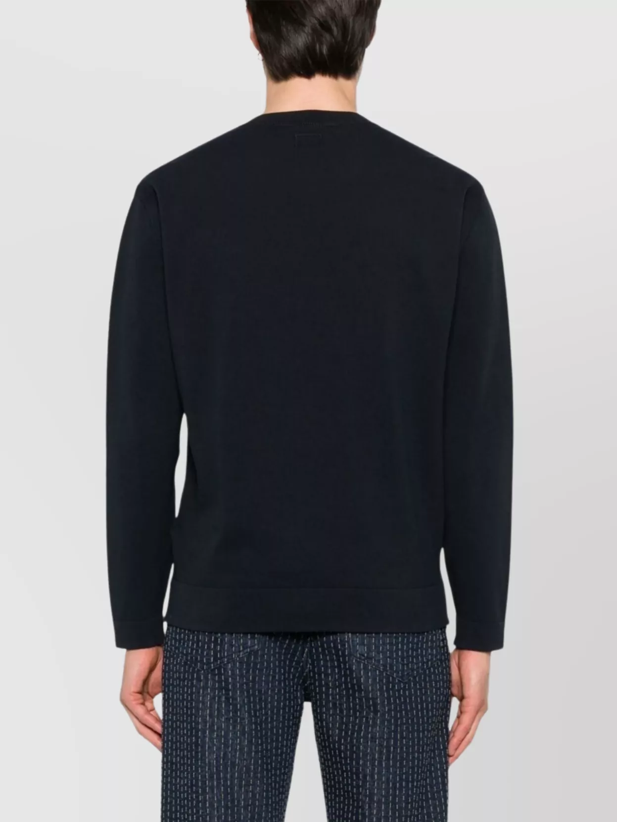 C.p. Company Ribbed Crewneck Sweater Long Sleeves