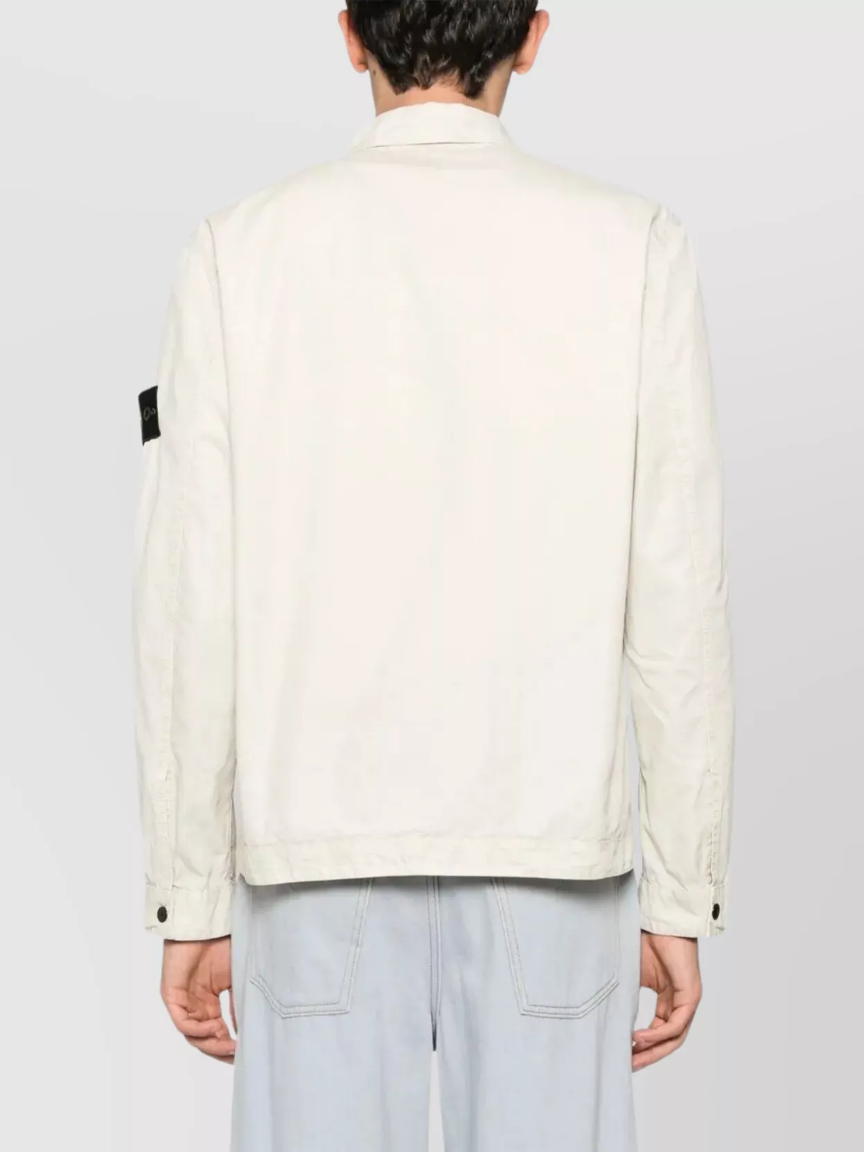 Stone Island Overshirt With Rear Yoke And Pockets