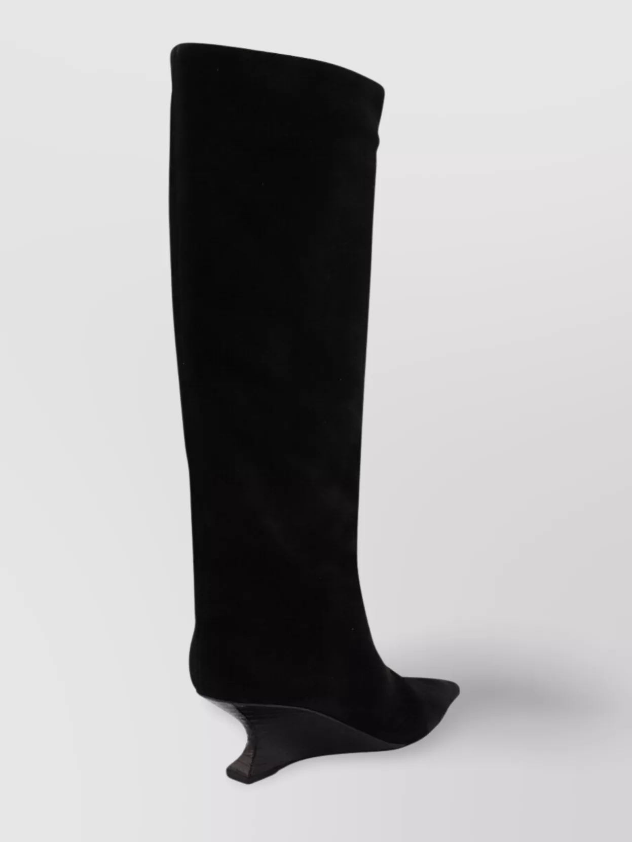 Paris Texas Pointed Toe Knee Length Suede Ankle Boots