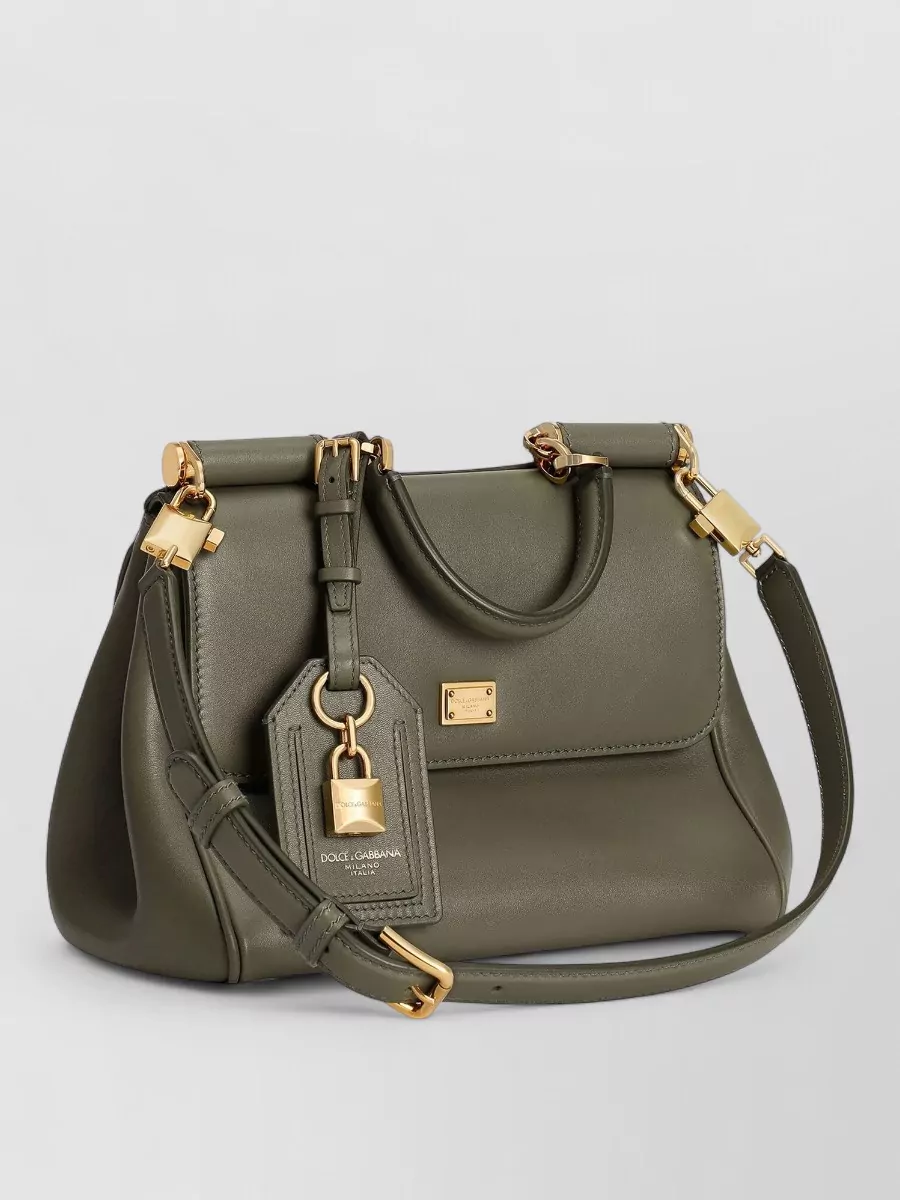 Dolce&Gabbana Shoulder Bag Gold Tone Hardware Top Handle