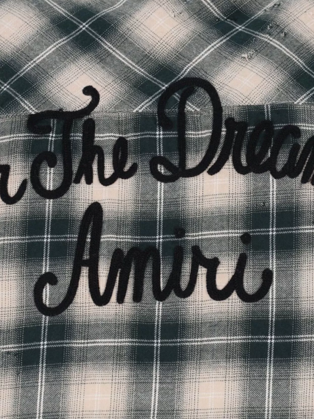 Amiri Plaid Shirt Featuring Chest Pockets