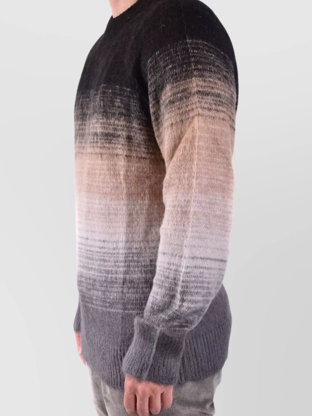 Laneus Knitwear With Gradient Pattern And Soft Texture