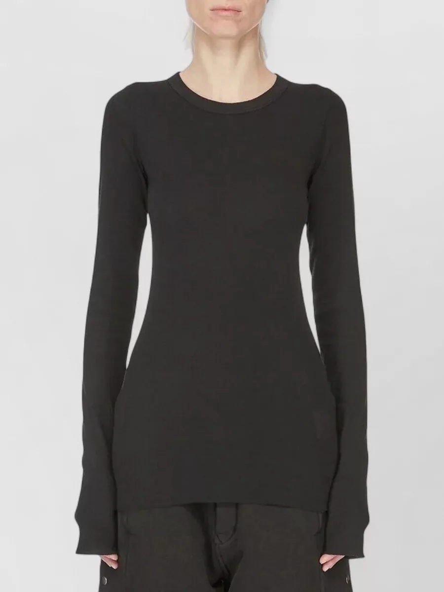 Rick Owens Drkshdw Cotton Slim-Fit Long-Sleeve T-Shirt