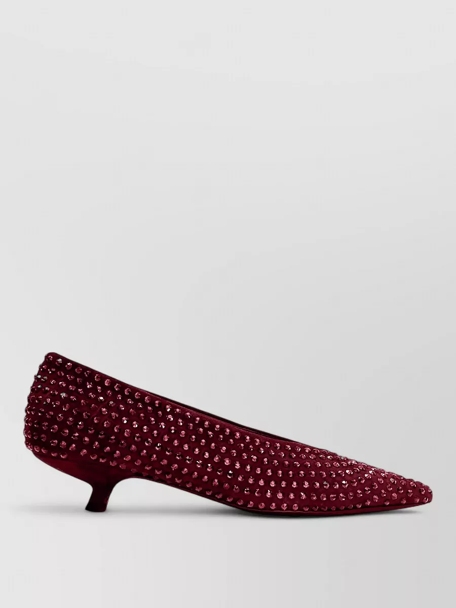 La Rose Crystal-Embellished Pumps