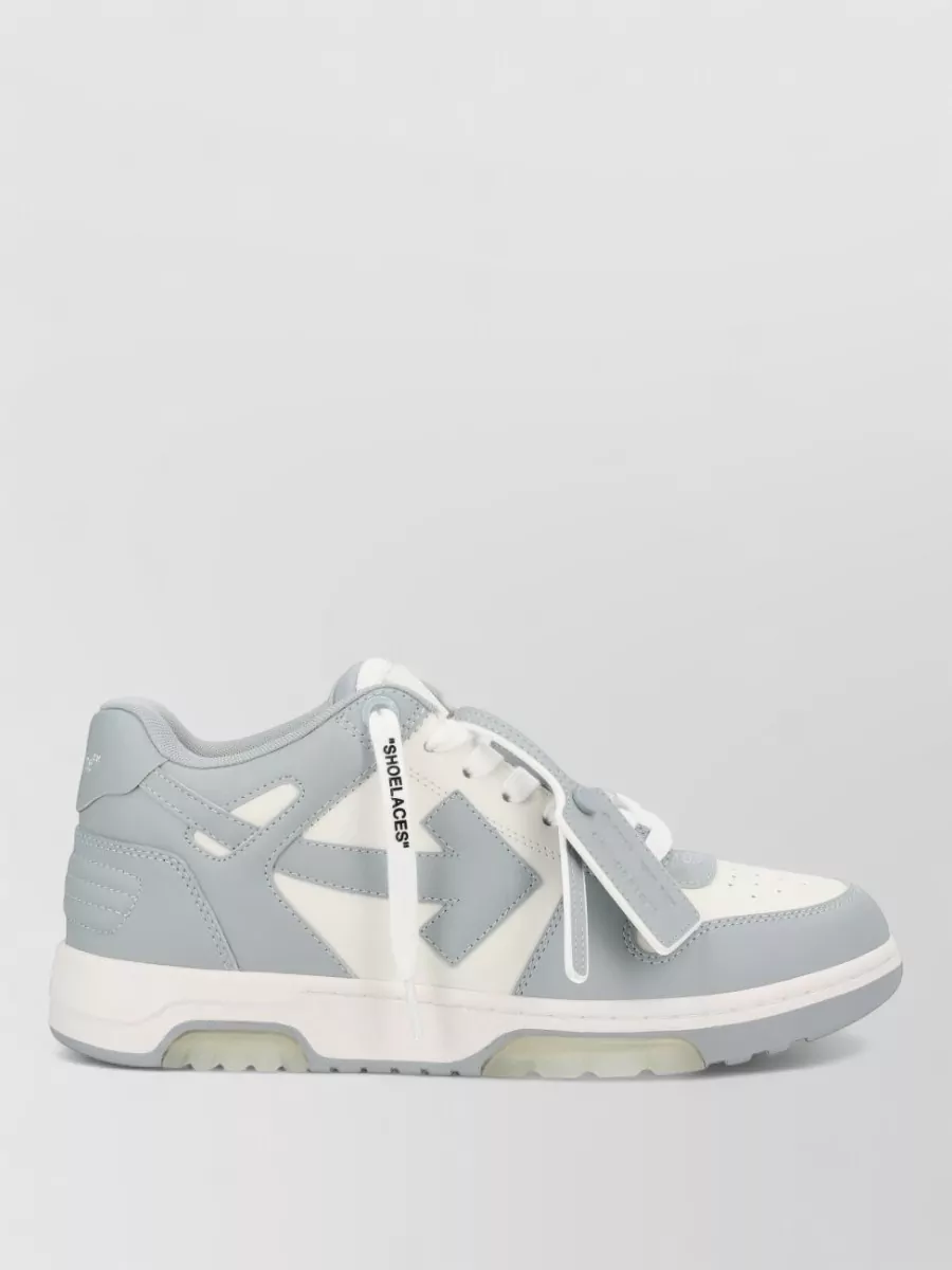 Off-White leather low-top sneakers