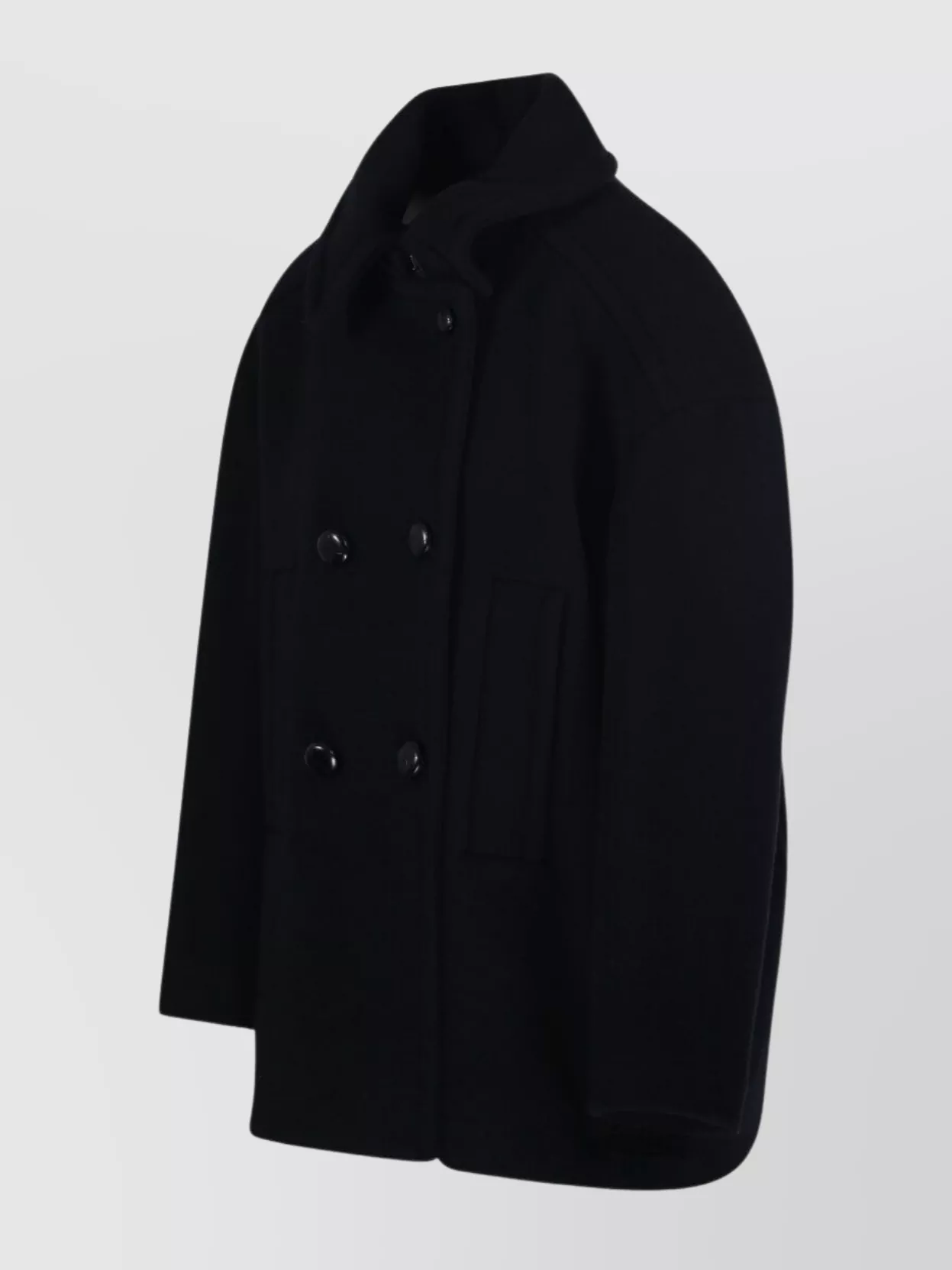 Isabel Marant Etoile Double-Breasted Coat With Wide Collar And Pockets